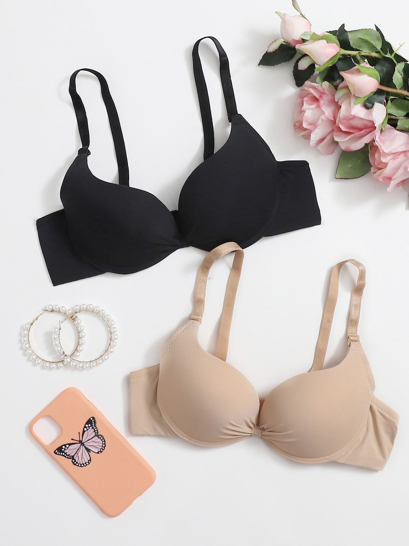 2pack Push Up Underwire Bra Set