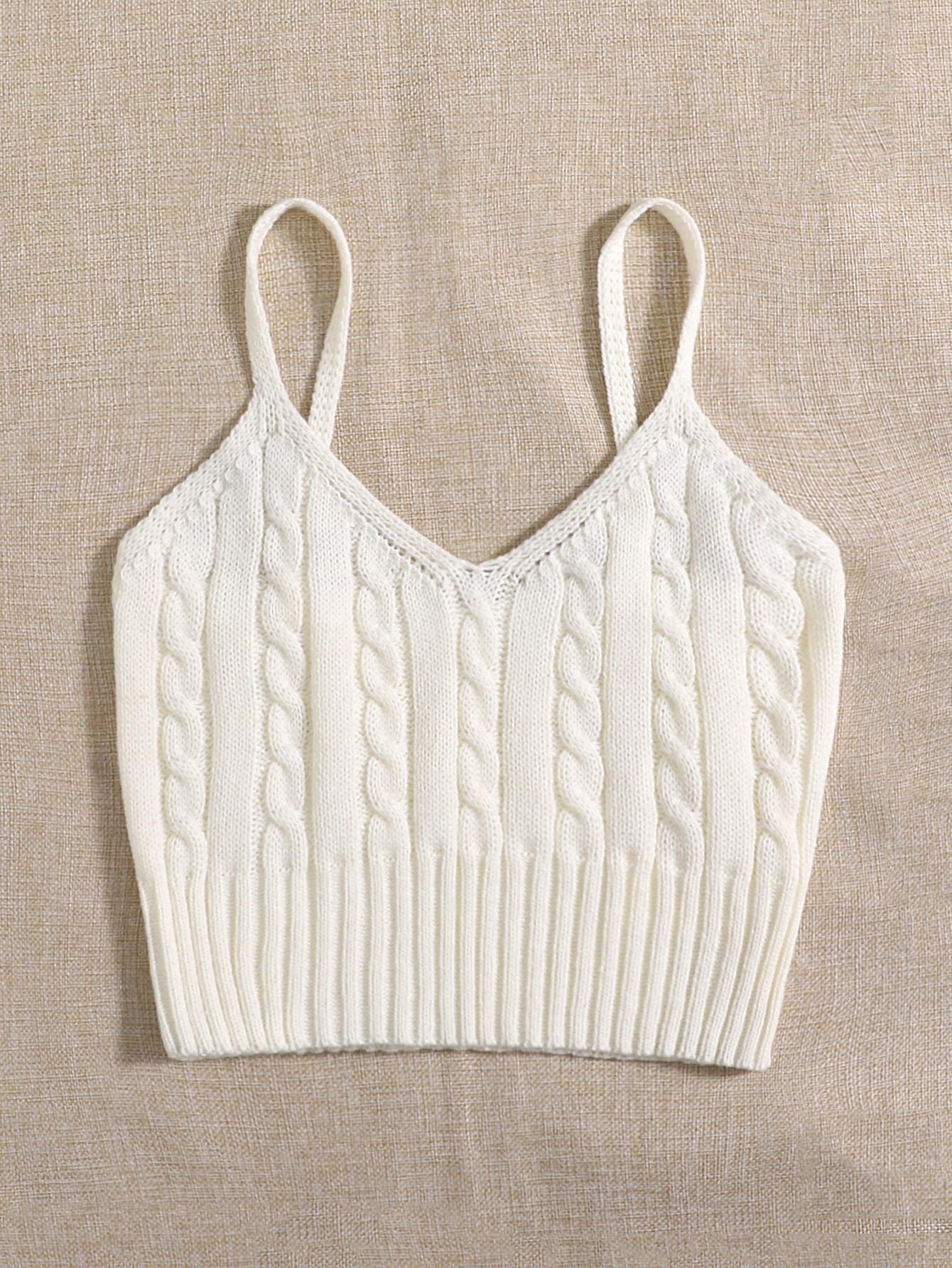 Cable Knit Cami Top