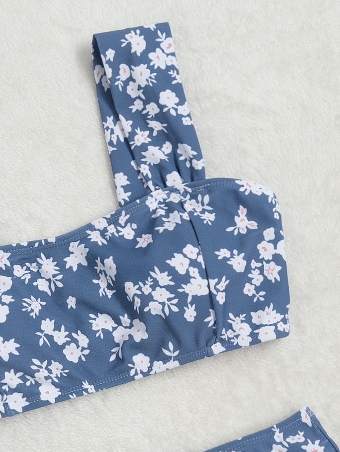 Summer Beach Floral High Waisted Bikini