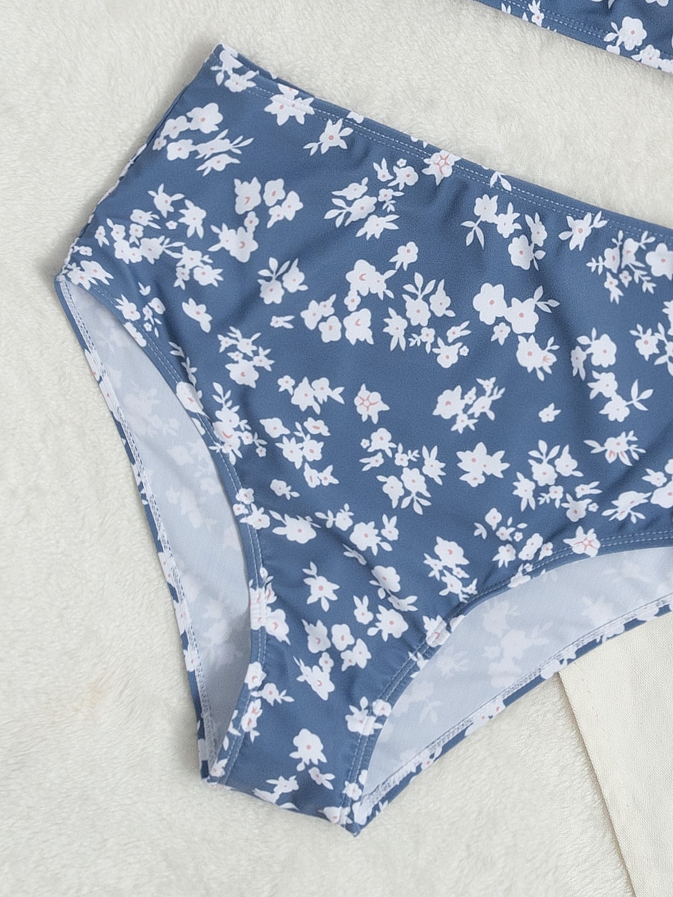 Summer Beach Floral High Waisted Bikini