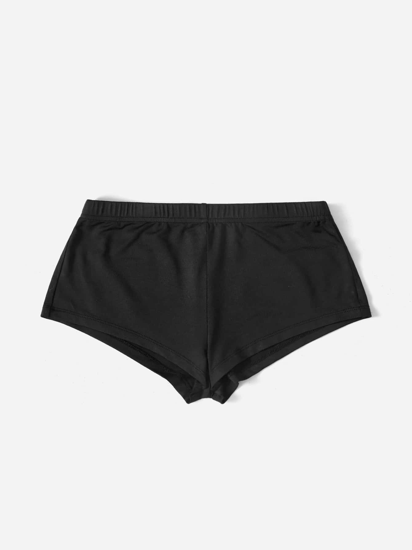 Rhinestone Butterfly Pattern Biker Y2k Shorts