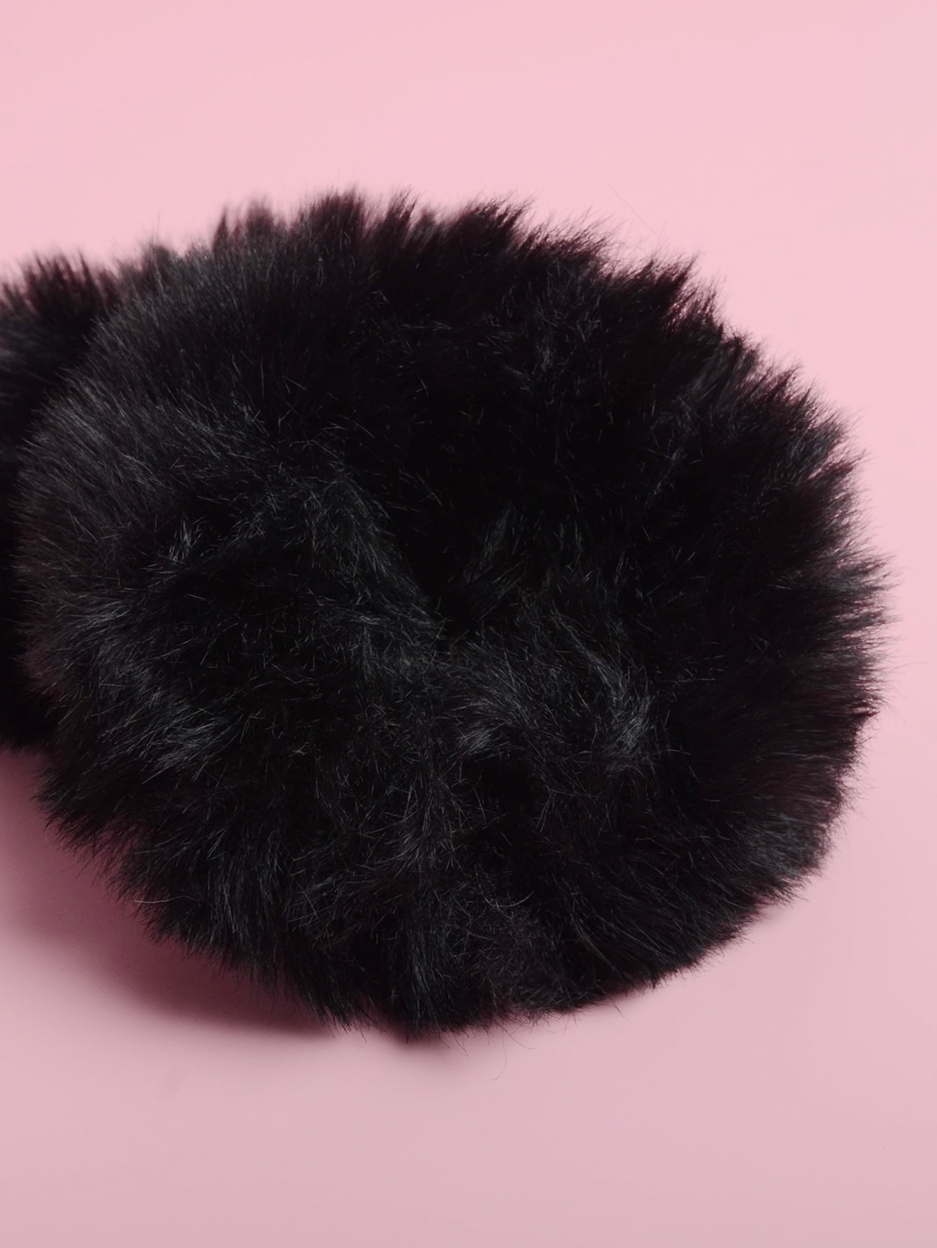 2pcs Fuzzy Hair Ties For Daily Use For Girls Hairstyles Casual Cute