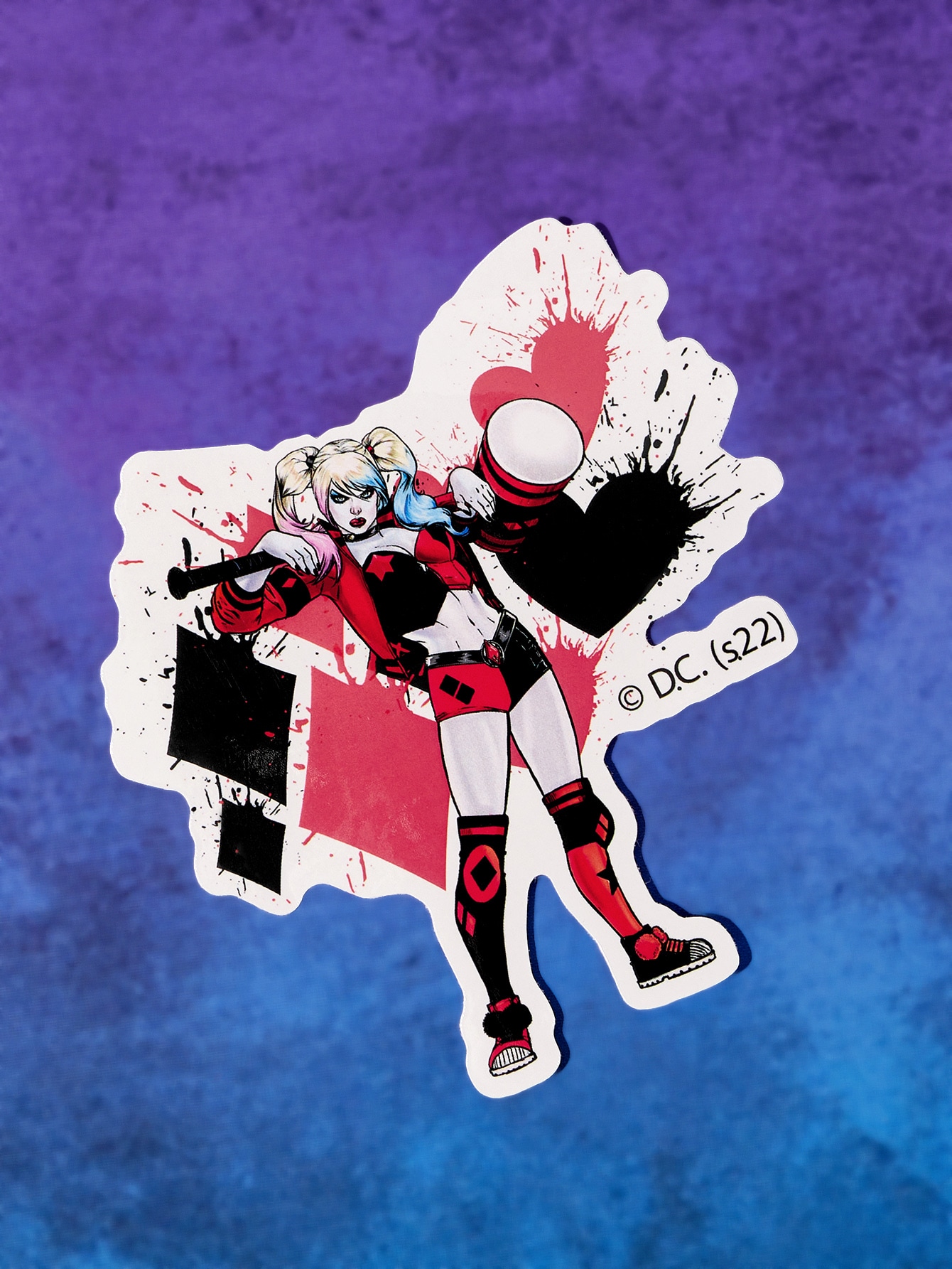 Harley Quinn | ROMWE 6pcs Letter & Cartoon Figure Graphic Wall Sticker, School