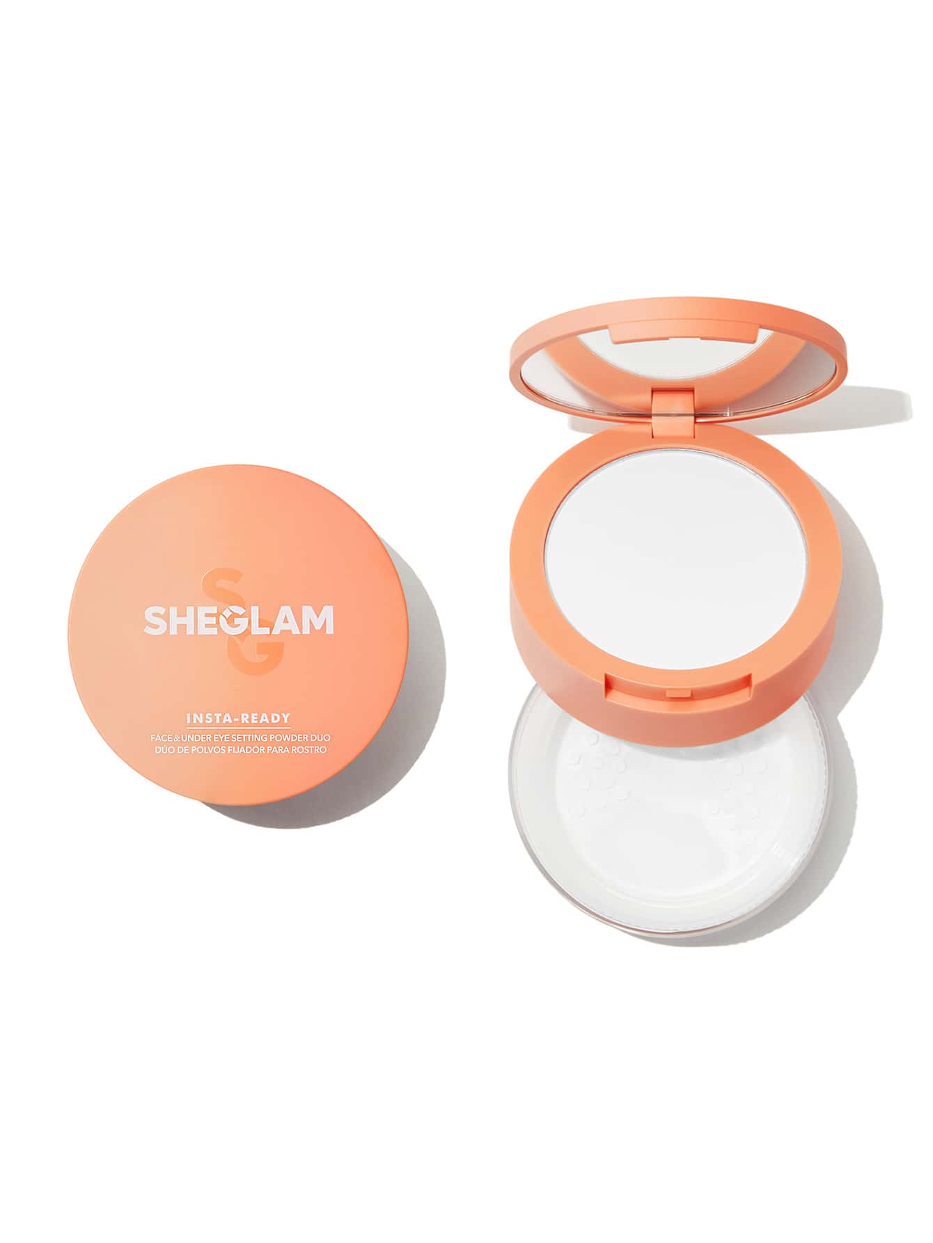 Insta-Ready Face & Under Eye Setting Powder Duo-Translucent Valentine Day Decor Love Gift Winter Y2K Makeup Party Beach Travel Holiday Sale Deals Camping Outdoors Present Rose Fashion Girl New Year Cosmetic Cosplay Best Trip Festivals Color Fancy Campus School Charm Vibe