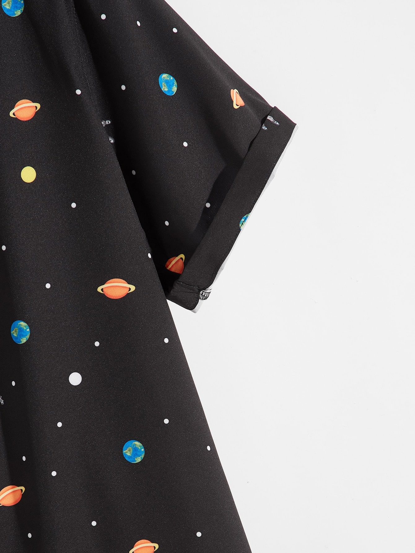 Guys Galaxy And Astronaut Shirt Without Tee