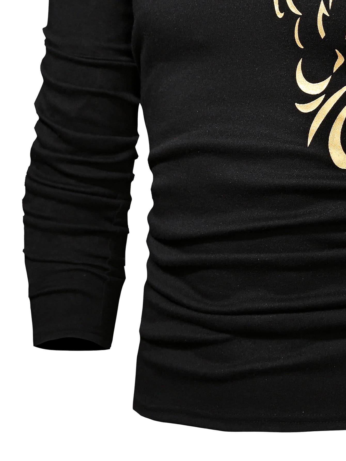 Guys Abstract Animal Print Tee