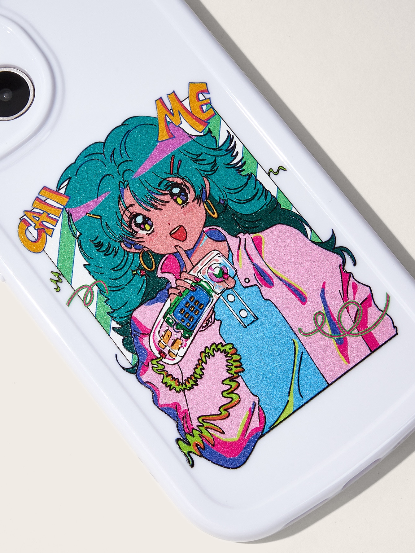 ChanRan Cartoon Girl Print Phone Case