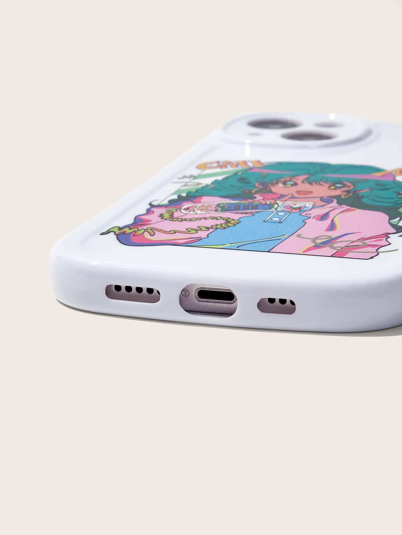 ChanRan Cartoon Girl Print Phone Case