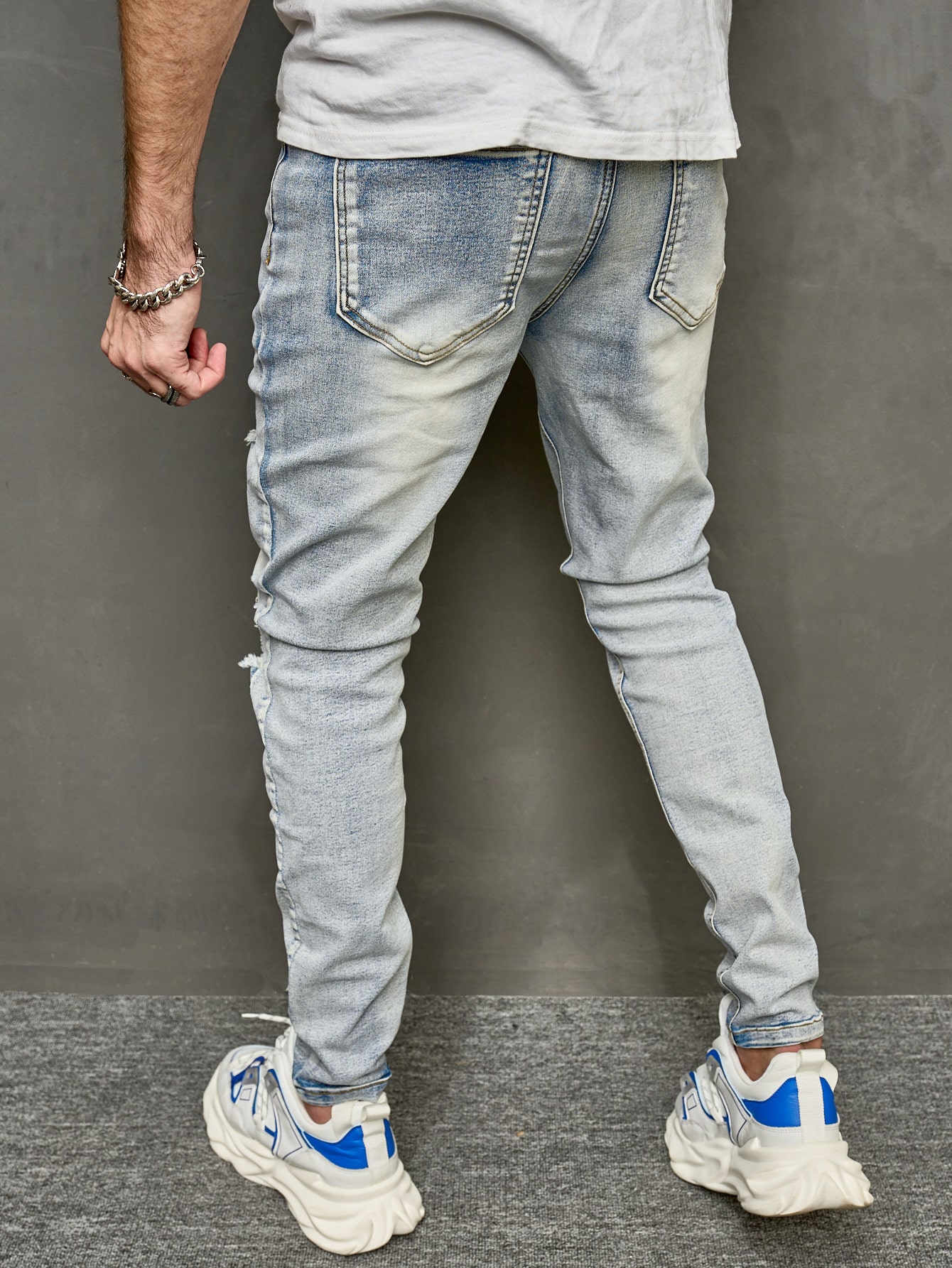 Guys Ripped Skinny Jeans