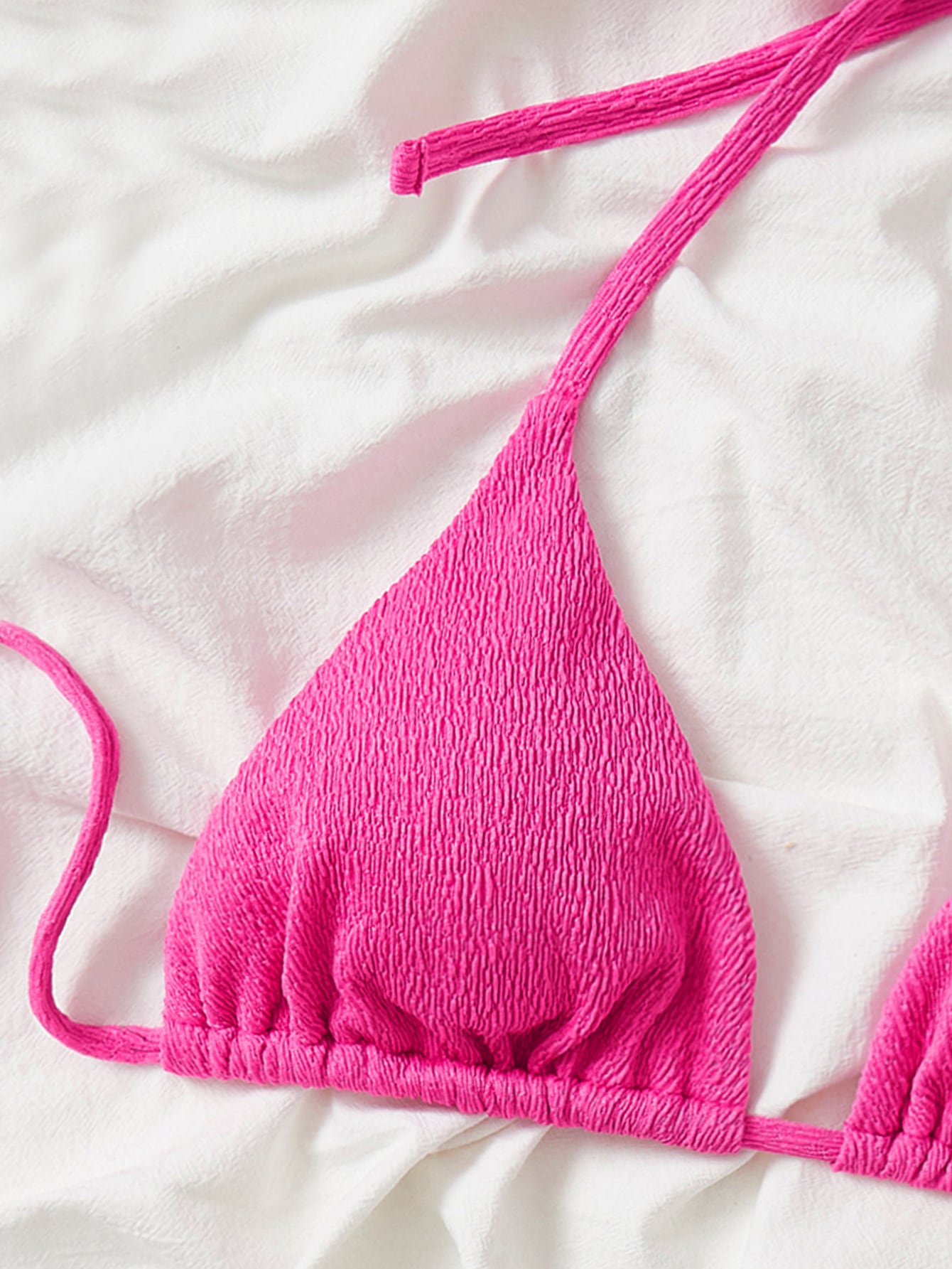 Summer Beach Halter Triangle Bikini Top