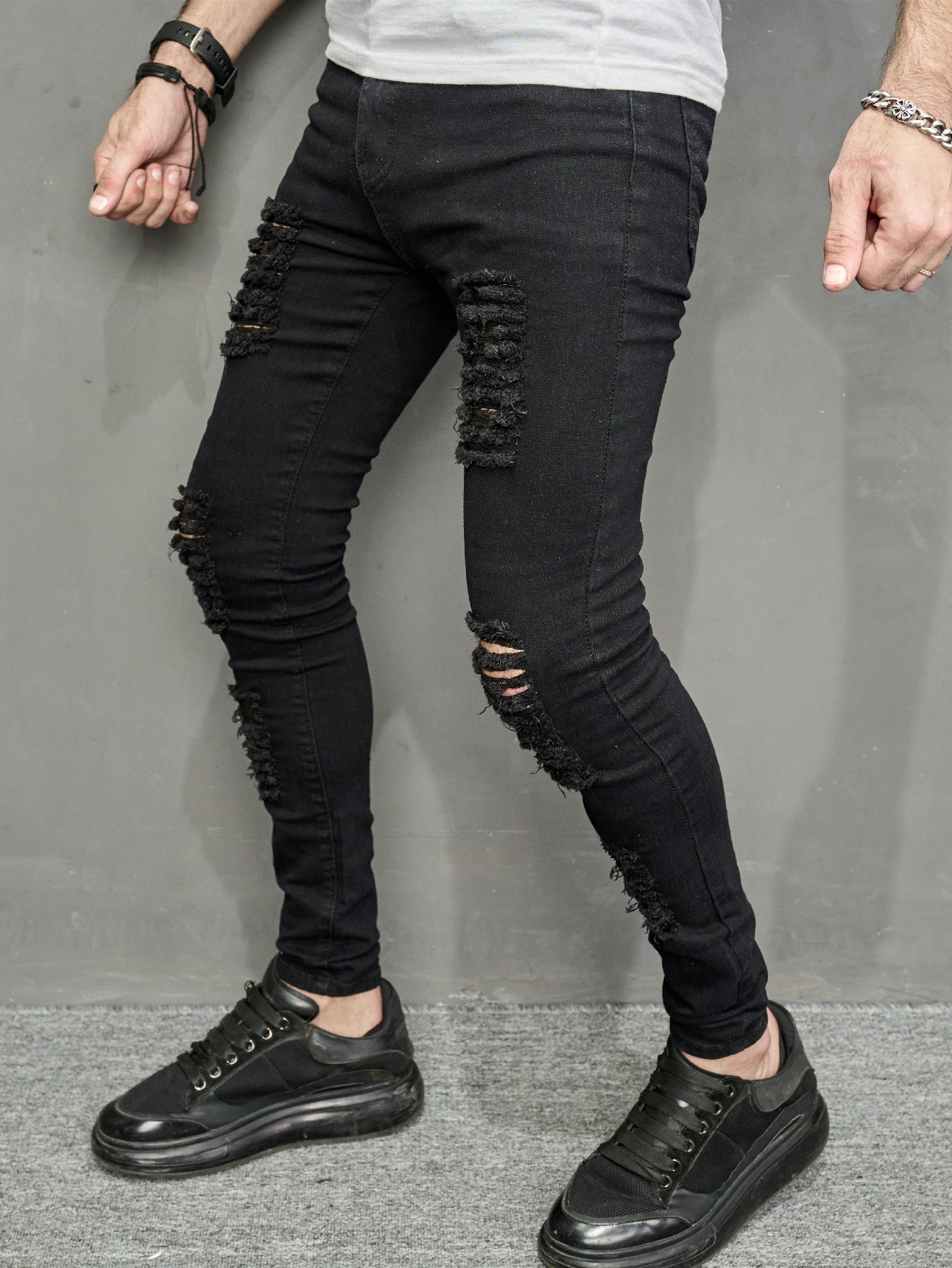 Guys Ripped Jeans