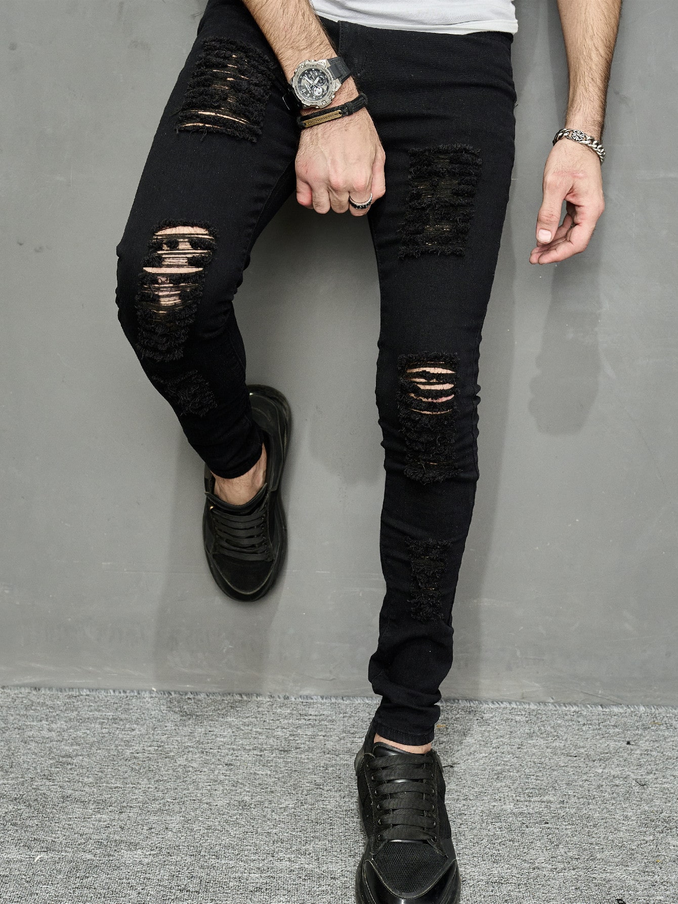 Guys Ripped Jeans