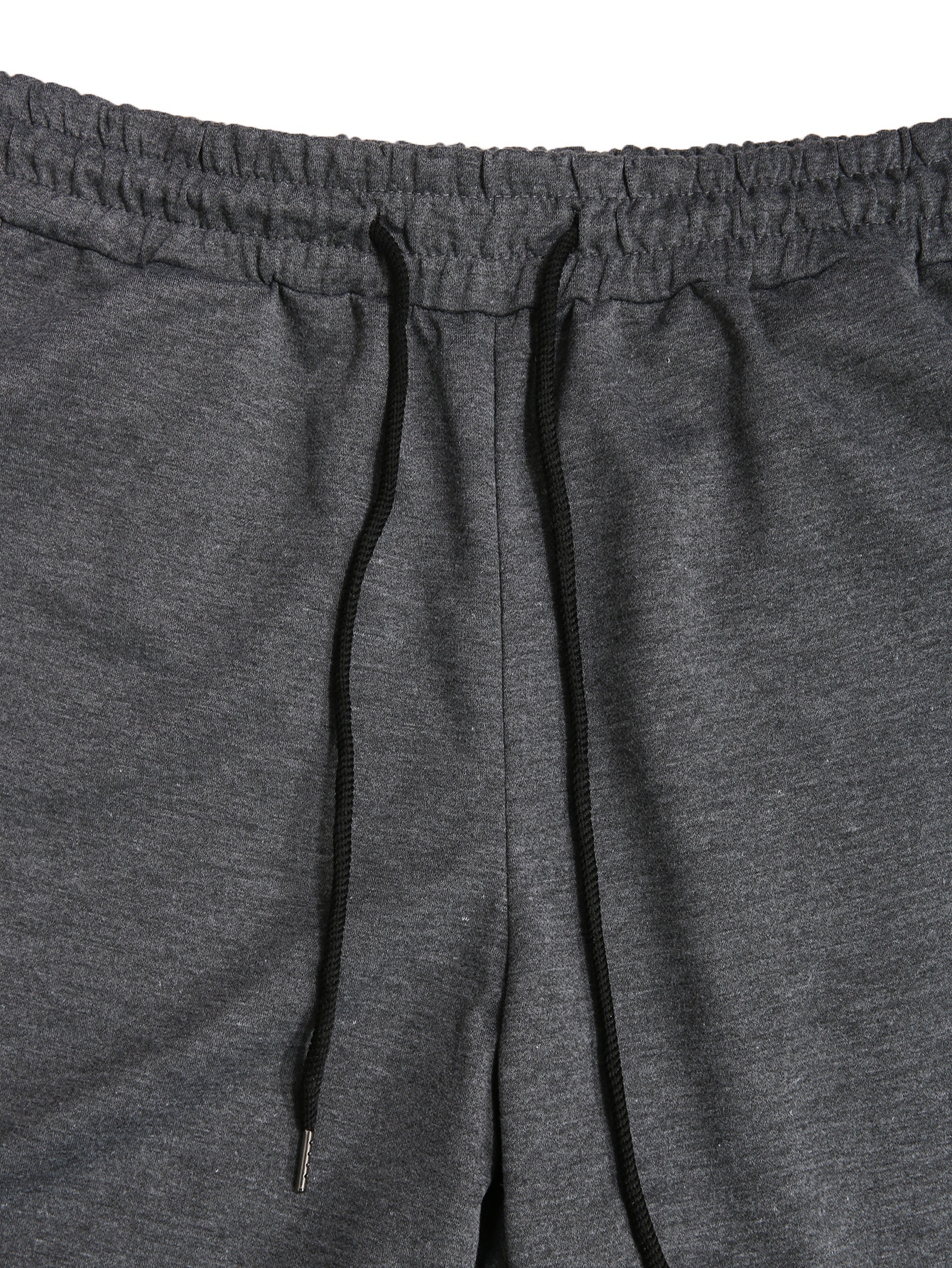 Guys Solid Drawstring Waist Track Shorts