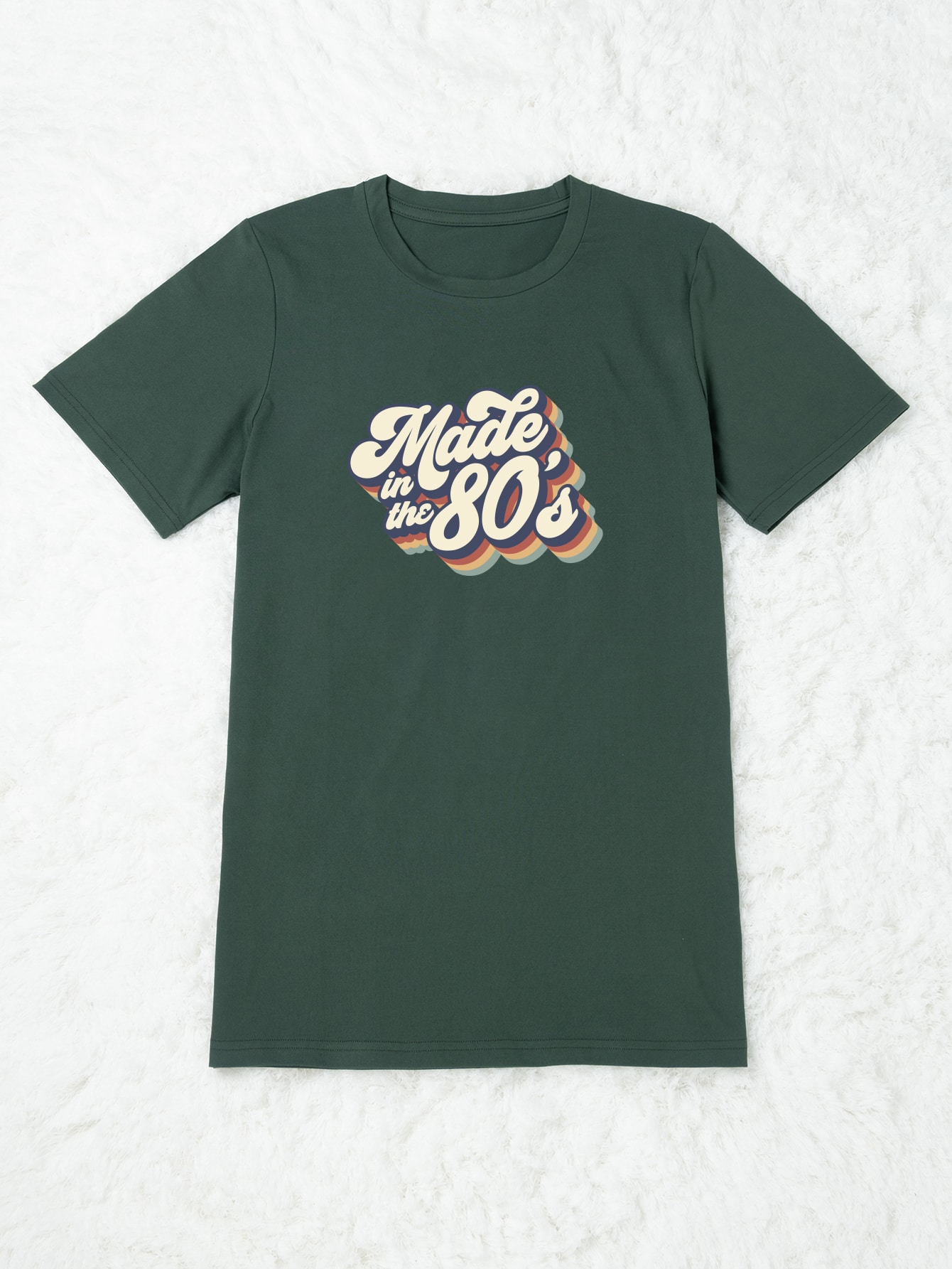 Plus Slogan Graphic Tee Made In The 80's