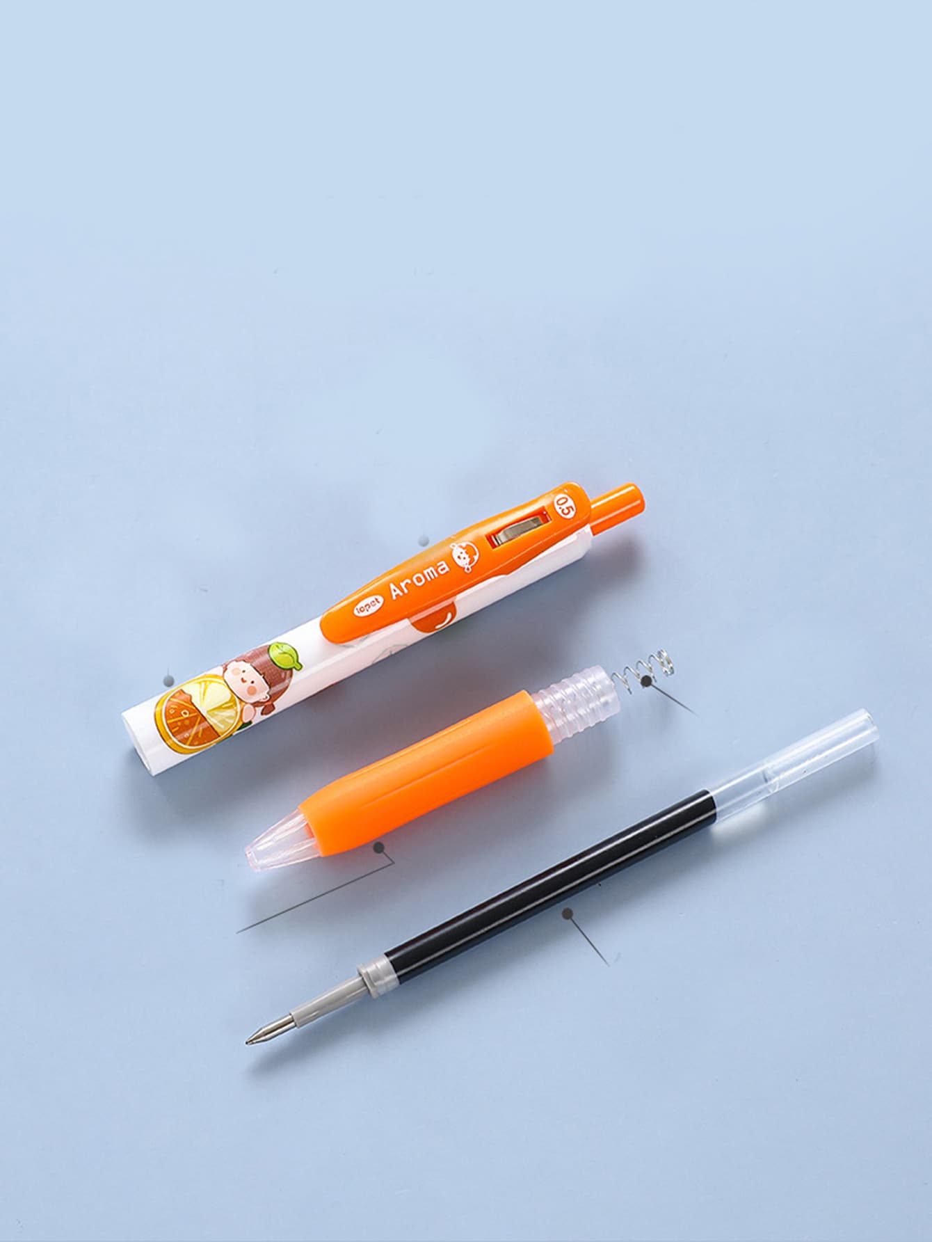 6pcs Cartoon Graphic Gel Pen