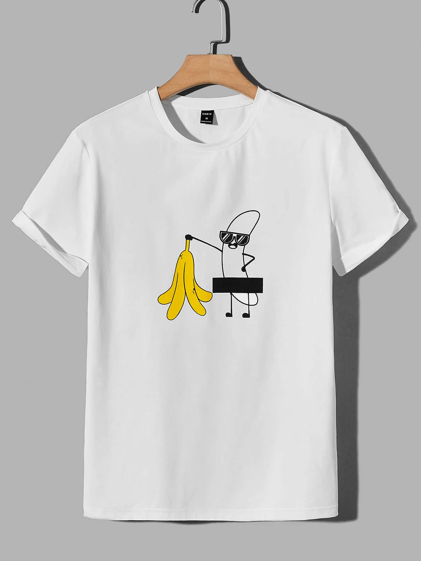 Guys Cartoon Graphic Tee