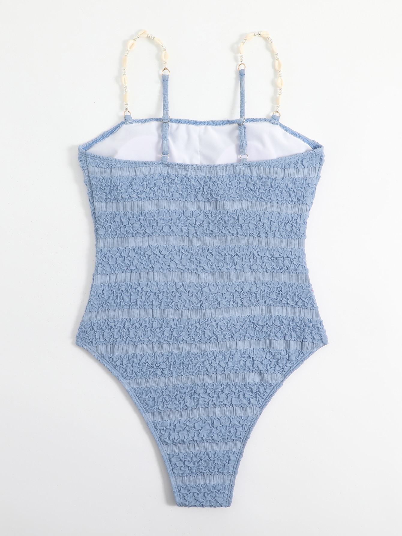 Beaded Decor Cami One Piece Swimsuit Summer