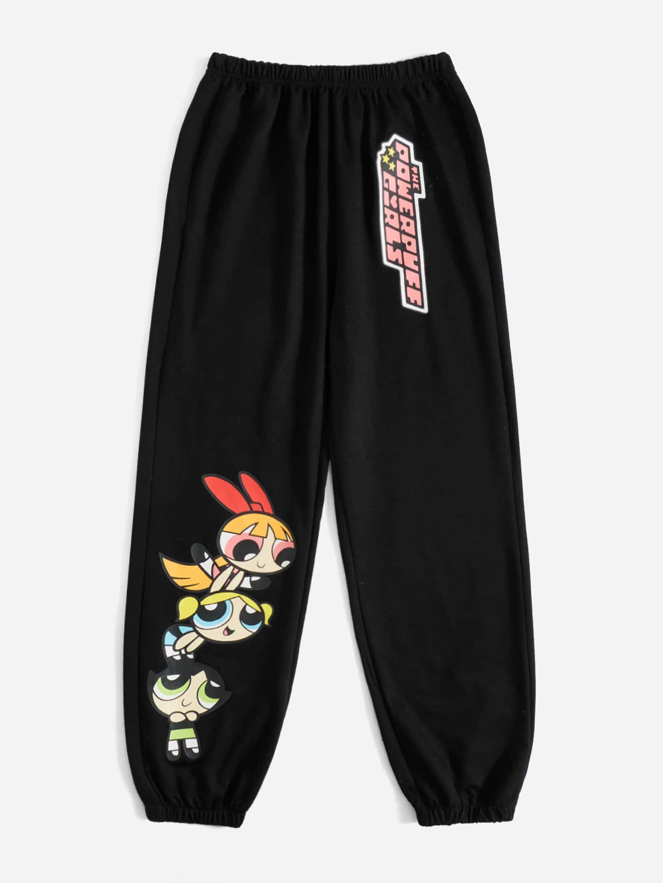 The Powerpuff Girls | ROMWE Cartoon Graphic Sweatpants