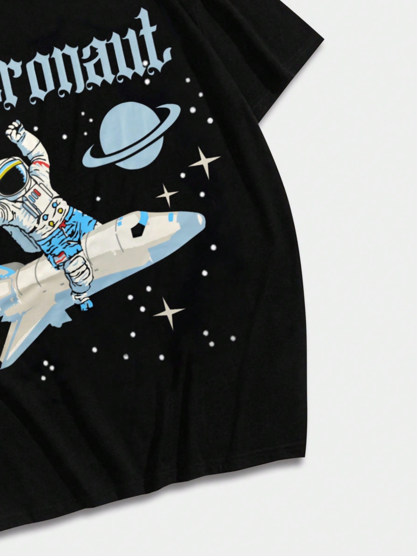 Guys Letter & Astronaut Print Tee