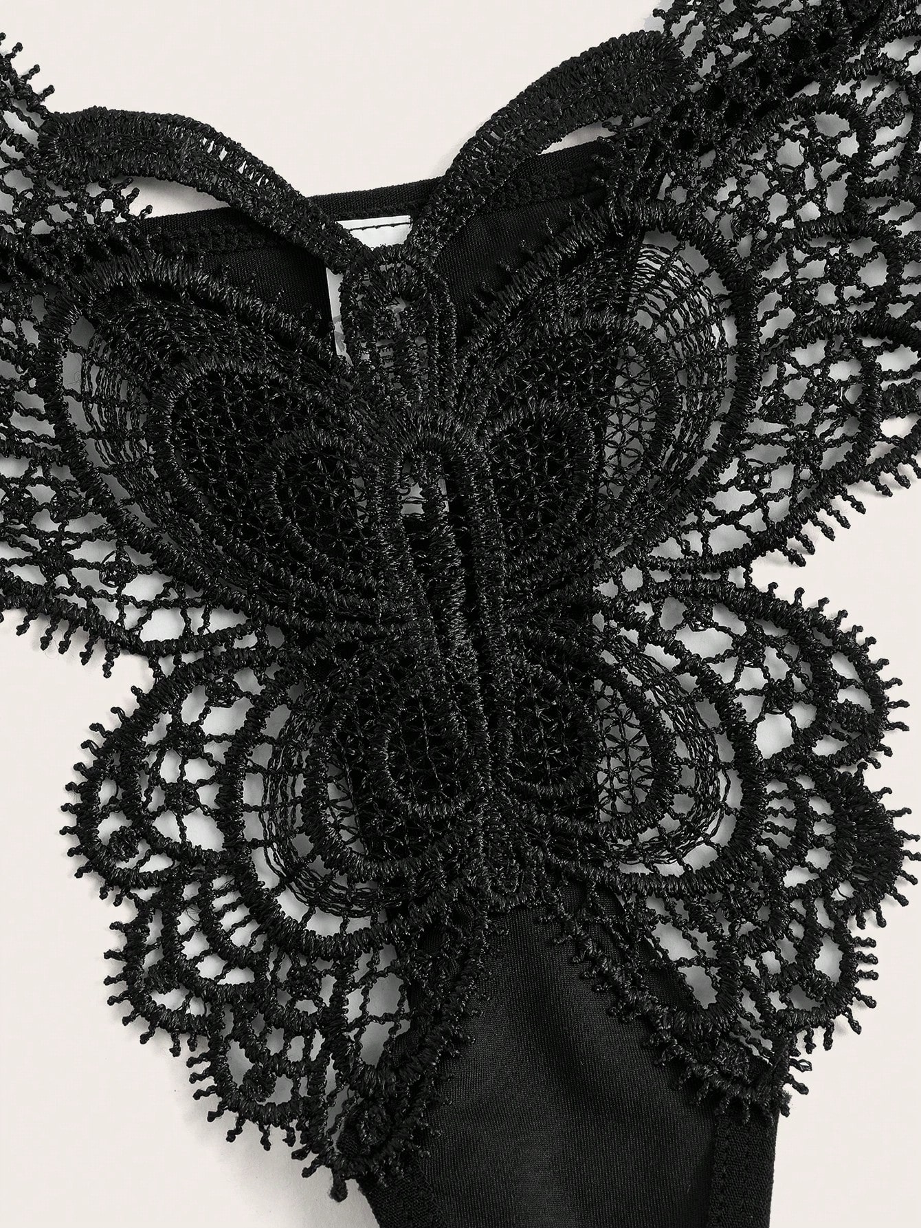 Fairycore Butterfly Pattern Lace Thong