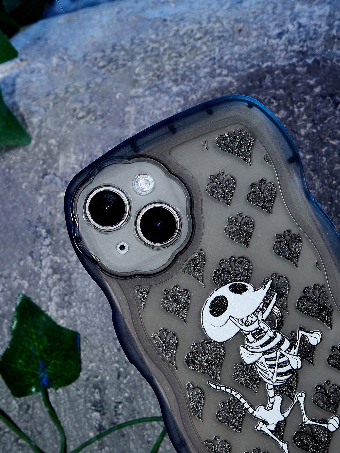 Corpse Bride | ROMWE Skeleton Pattern Phone Case