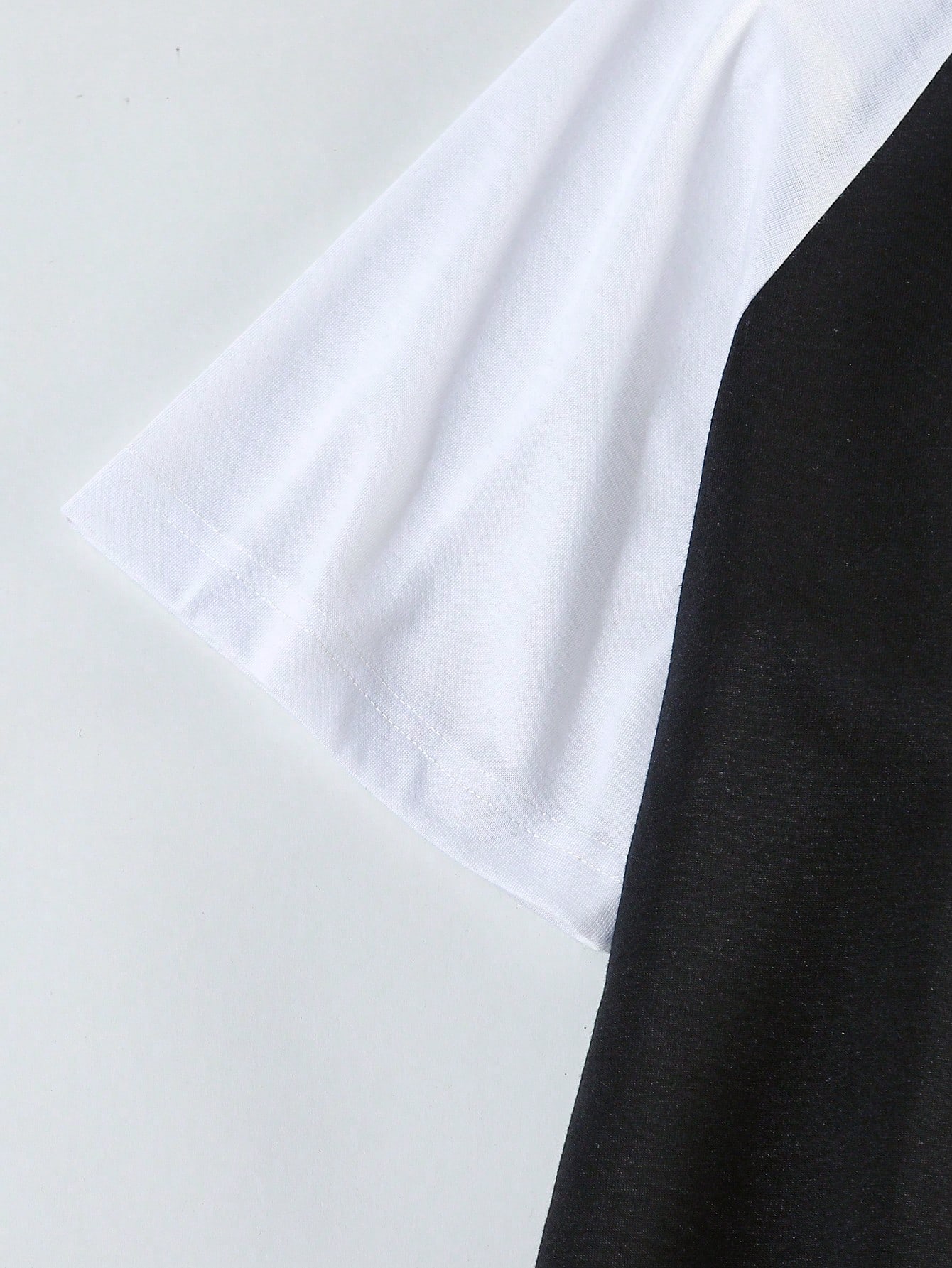 Street Life Men Letter Graphic Raglan Sleeve Tee