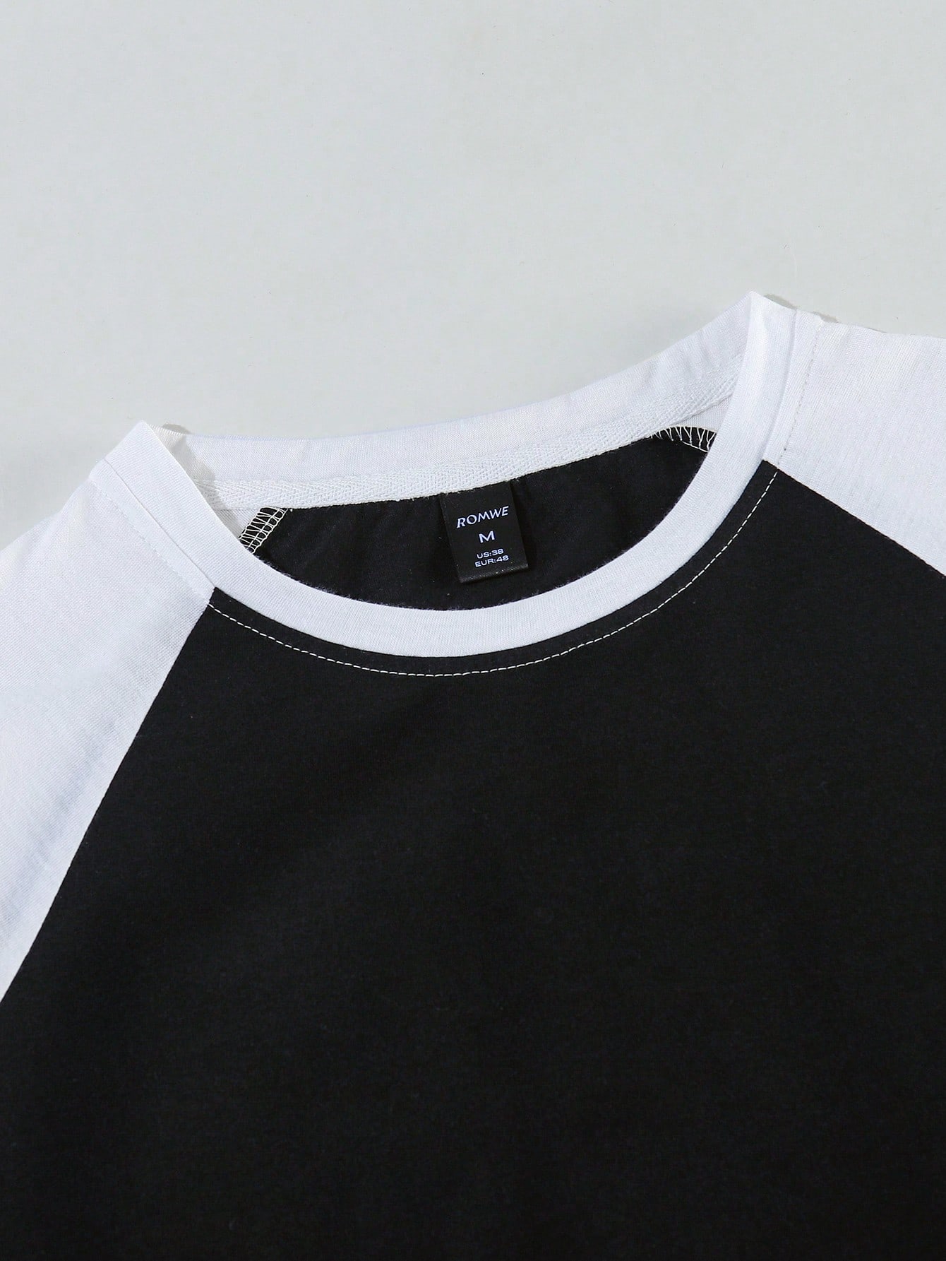 Street Life Men Letter Graphic Raglan Sleeve Tee