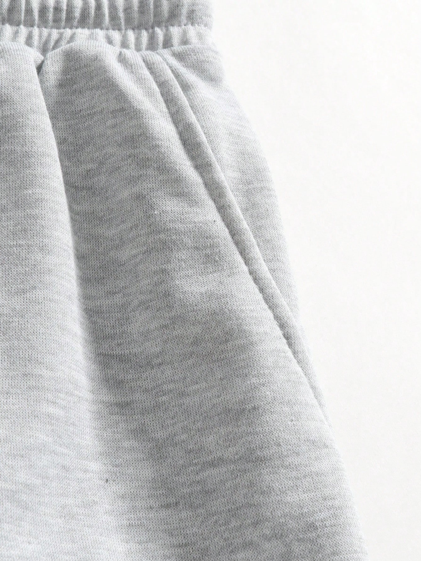 Guys Letter Graphic Drawstring Waist Shorts