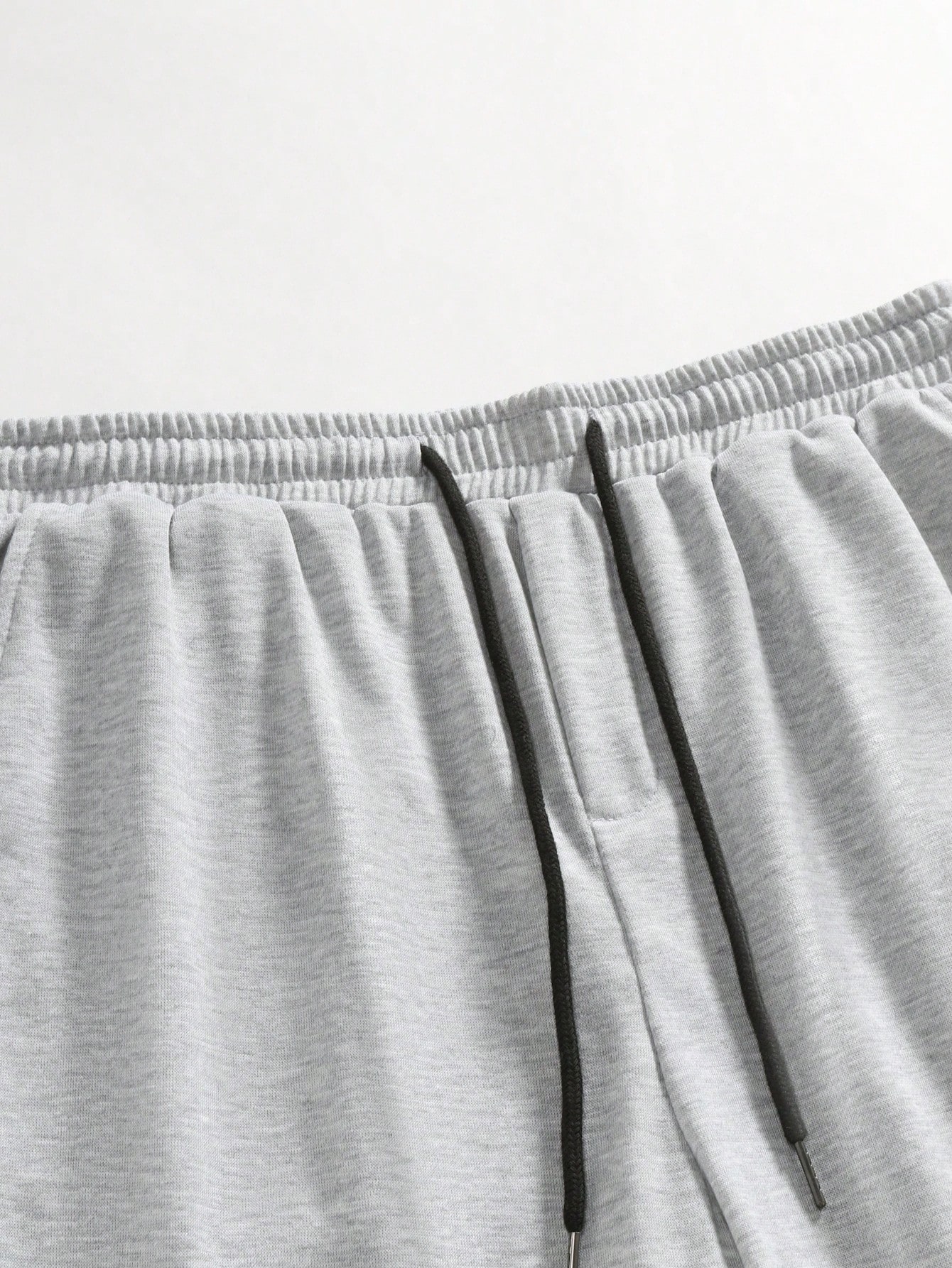 Guys Letter Graphic Drawstring Waist Shorts