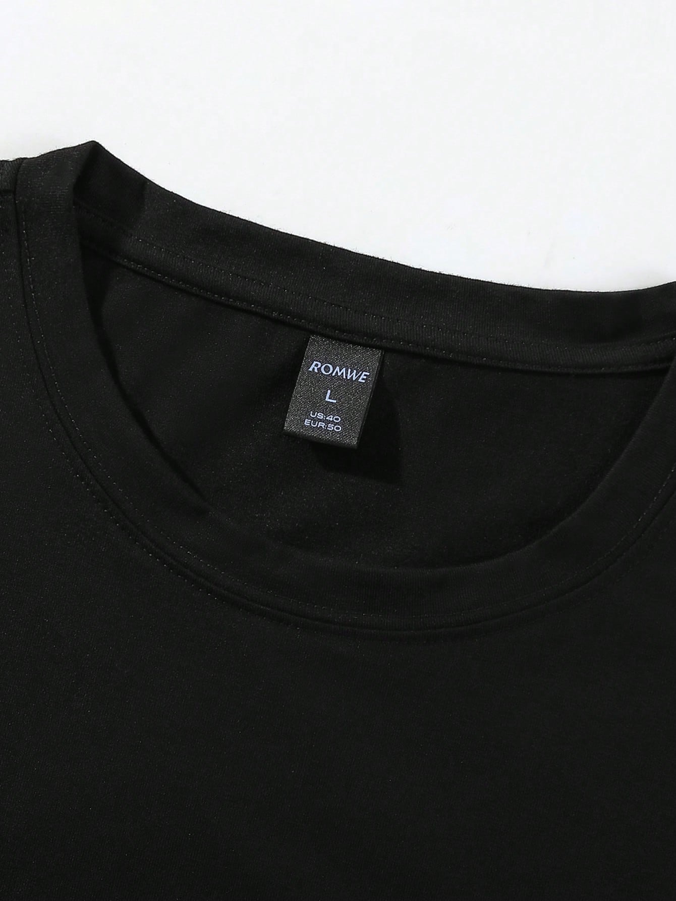 Harry Potter | ROMWE Men Letter Graphic Colorblock Tee, School