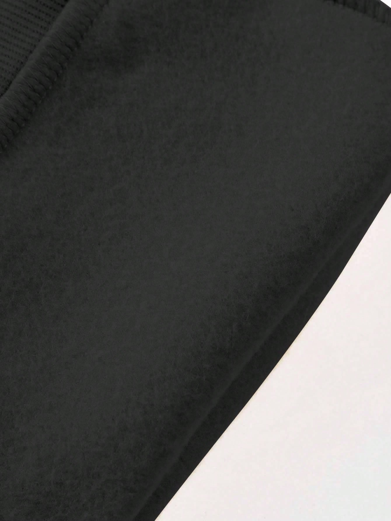 Guys Letter Graphic Drawstring Waist Sweatpants