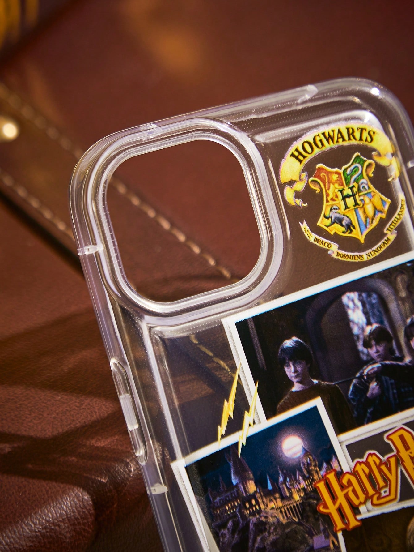 Harry Potter | ROMWE Transparent Phone Case With Character Print