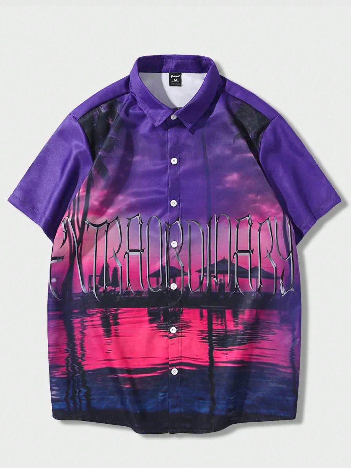 Street Life Men's Vacation Short Sleeve Shirt