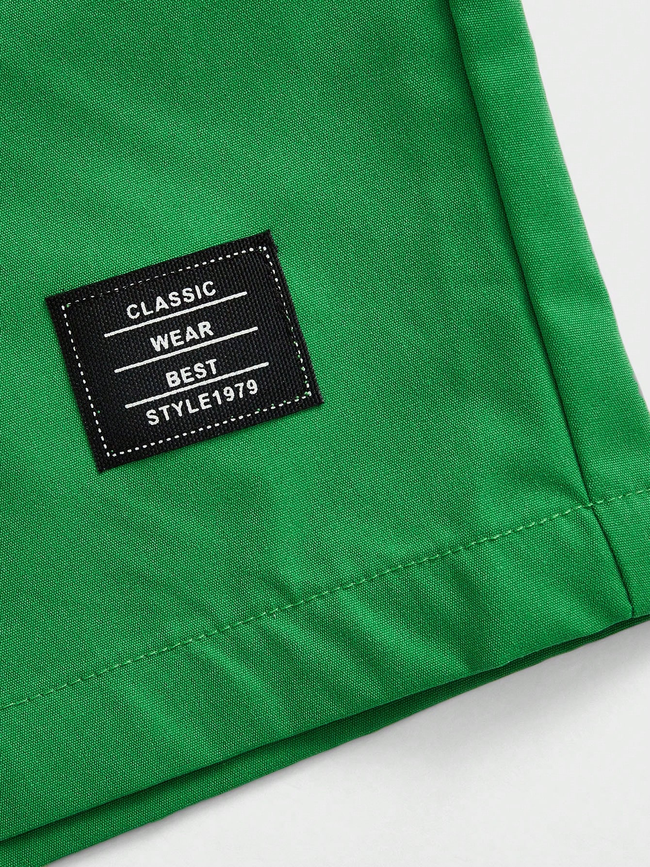 Guys Slogan Graphic Tee & Drawstring Waist Shorts