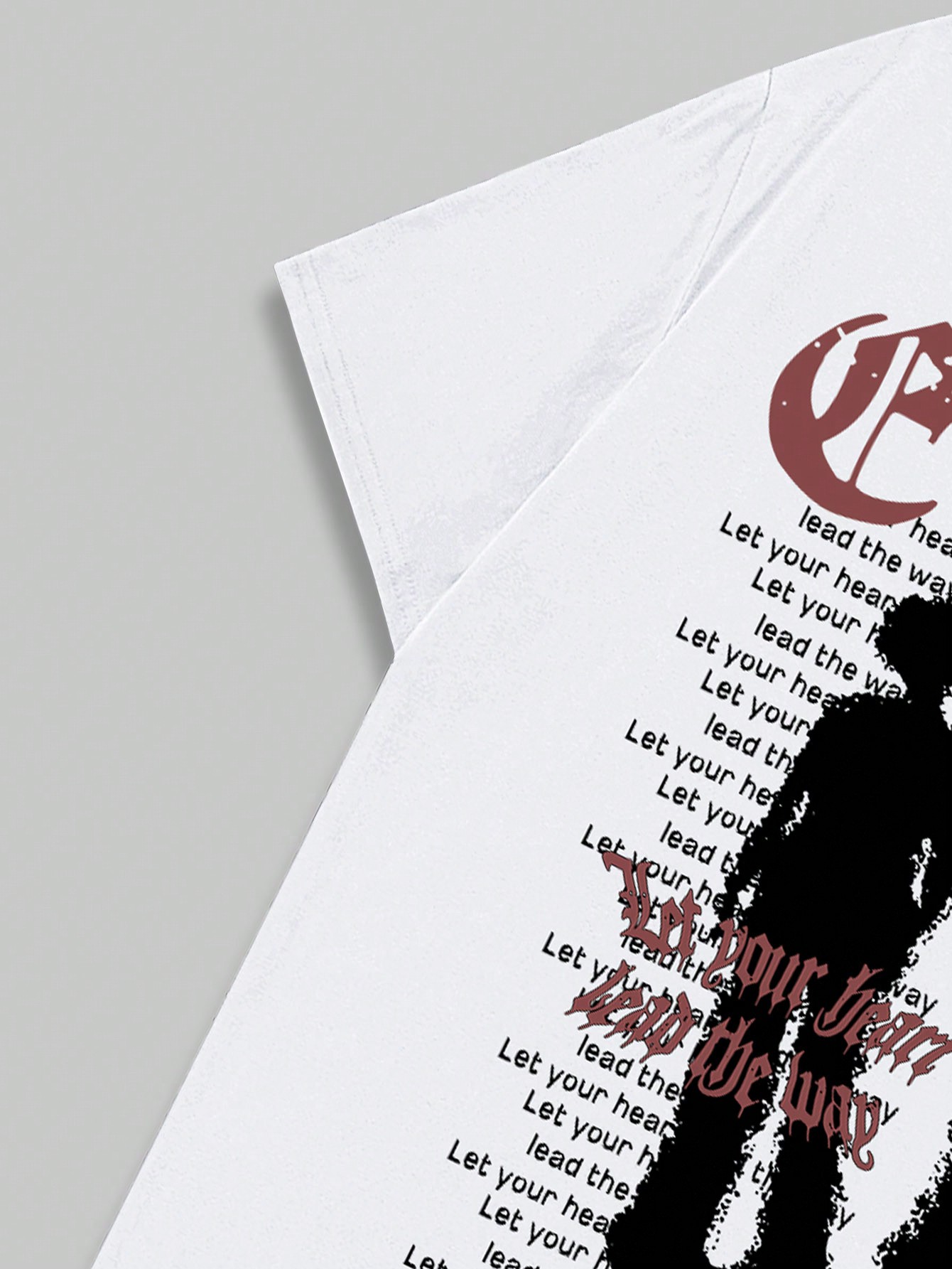 Street Life Men's Short Sleeve T-shirt With Characteristic Slogan Print