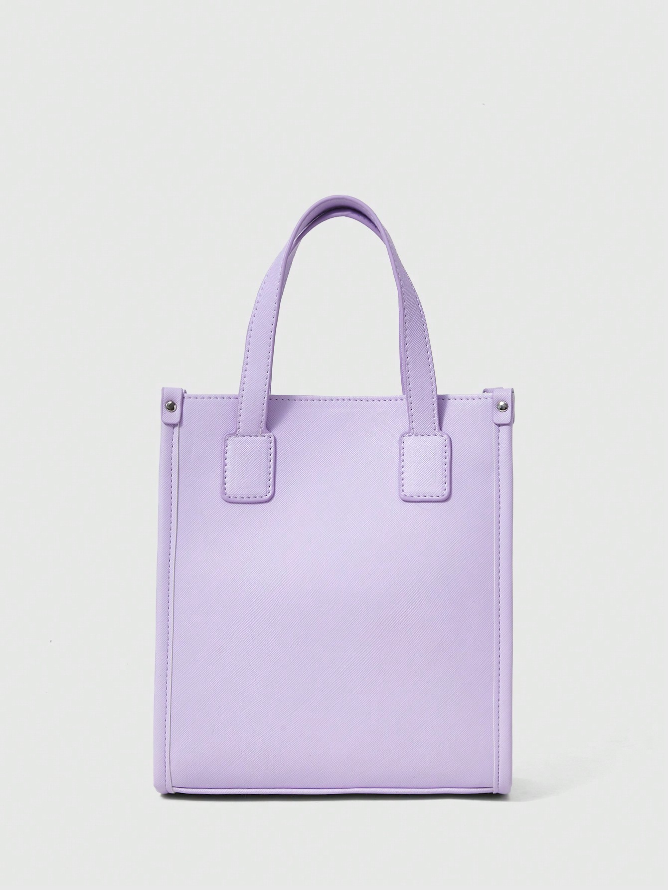 Kawaii Simple And Elegant Purple Teddy Bear Ladies' Handbag, Daily Use