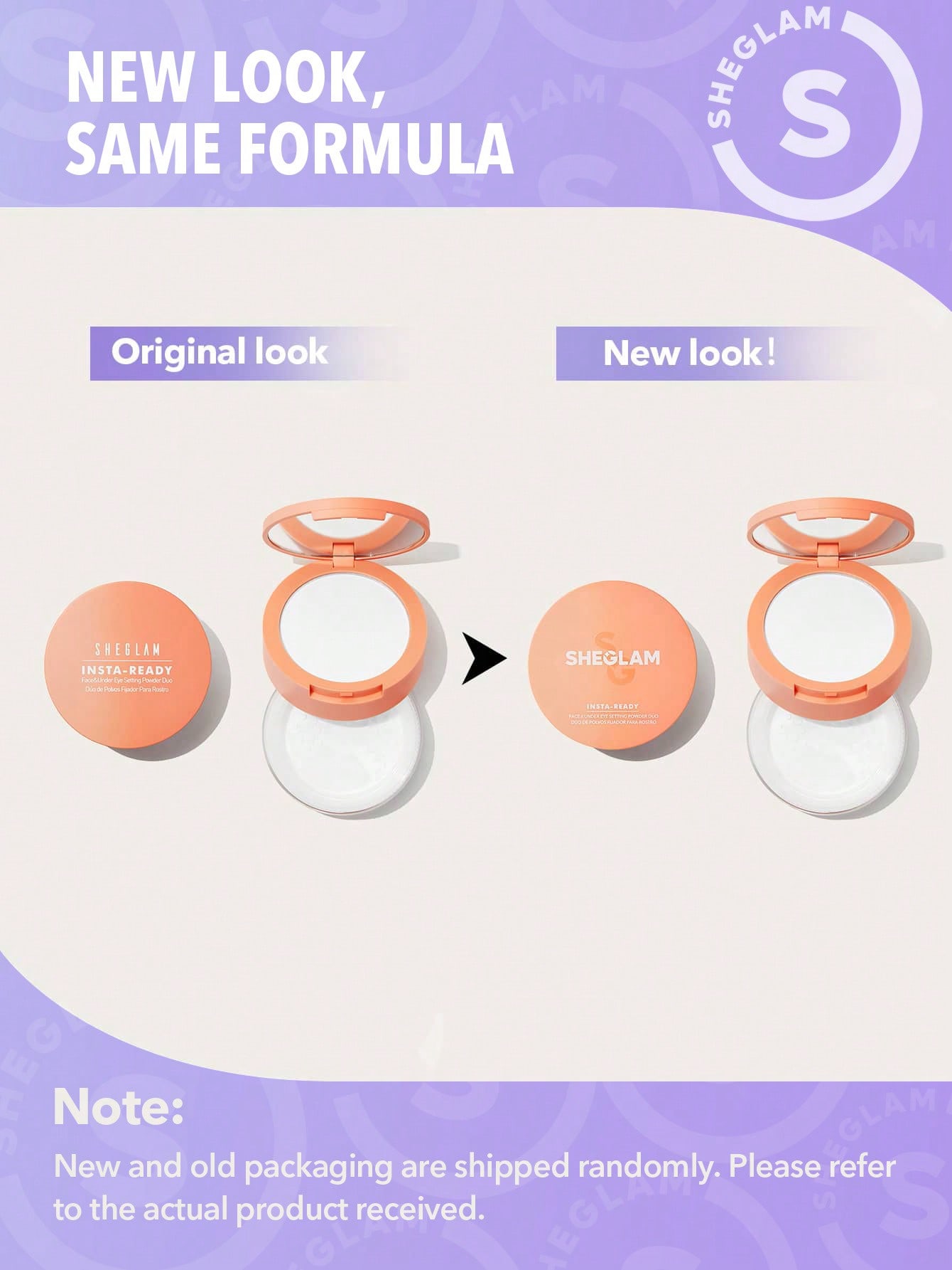 Insta-Ready Face & Under Eye Setting Powder Duo-Translucent Valentine Day Decor Love Gift Winter Y2K Makeup Party Beach Travel Holiday Sale Deals Camping Outdoors Present Rose Fashion Girl New Year Cosmetic Cosplay Best Trip Festivals Color Fancy Campus School Charm Vibe