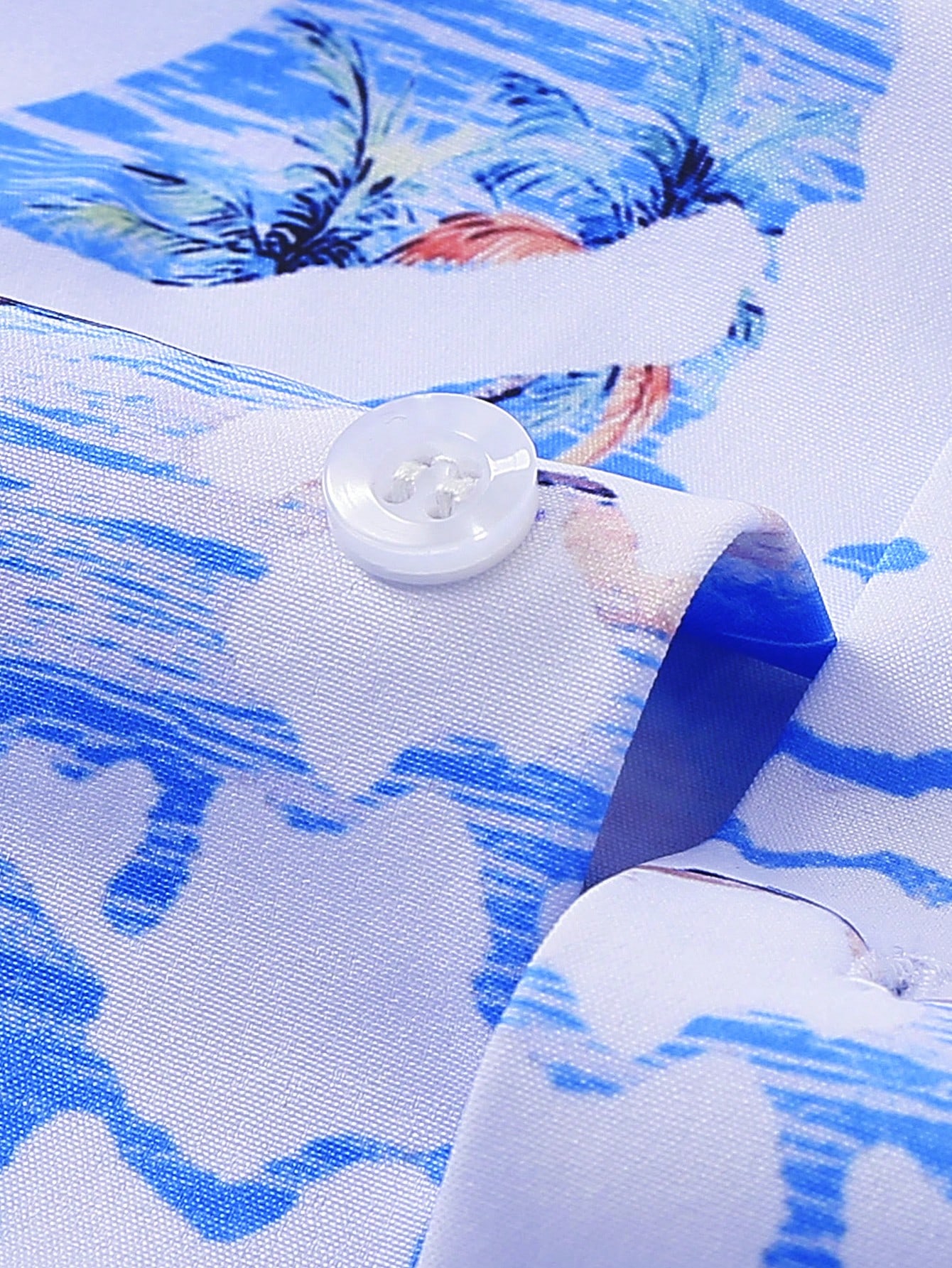 Street Life Men's Vacation Style Printed Short Sleeve Shirt, Suitable For Spring And Summer Daily Wear