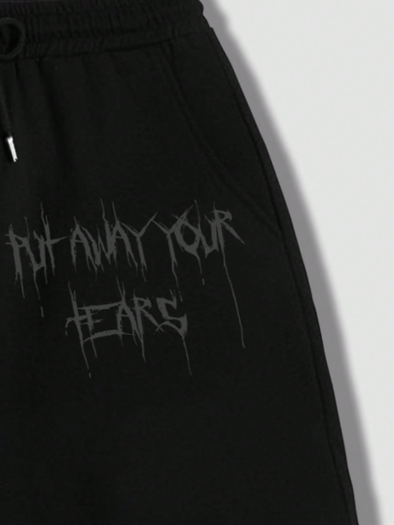 Street Life Men's Figure Graphic Drawstring Waist Shorts, Suitable For Daily Wear In Spring And Summer, School