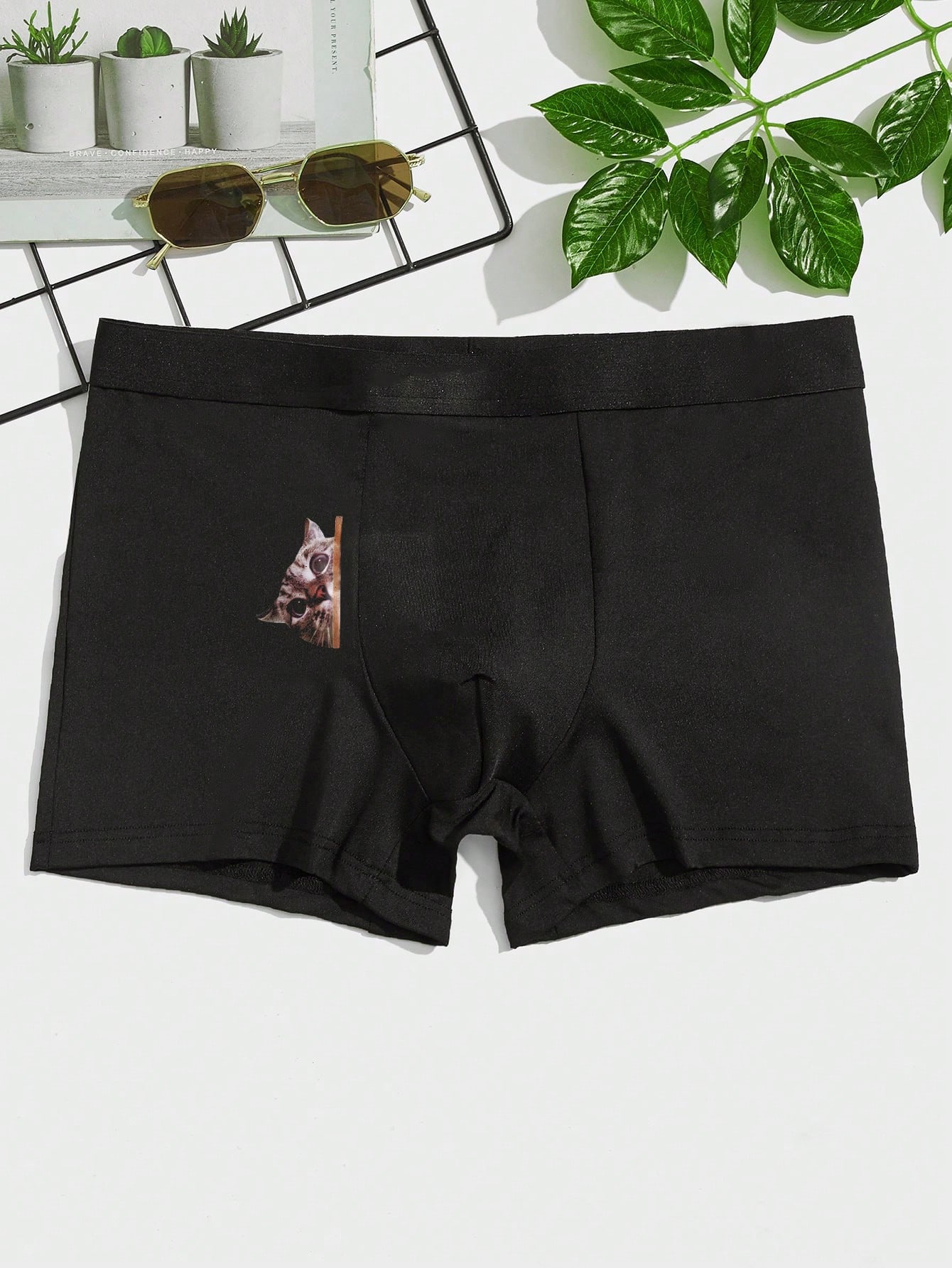 Guys Animal Print Boxer Brief