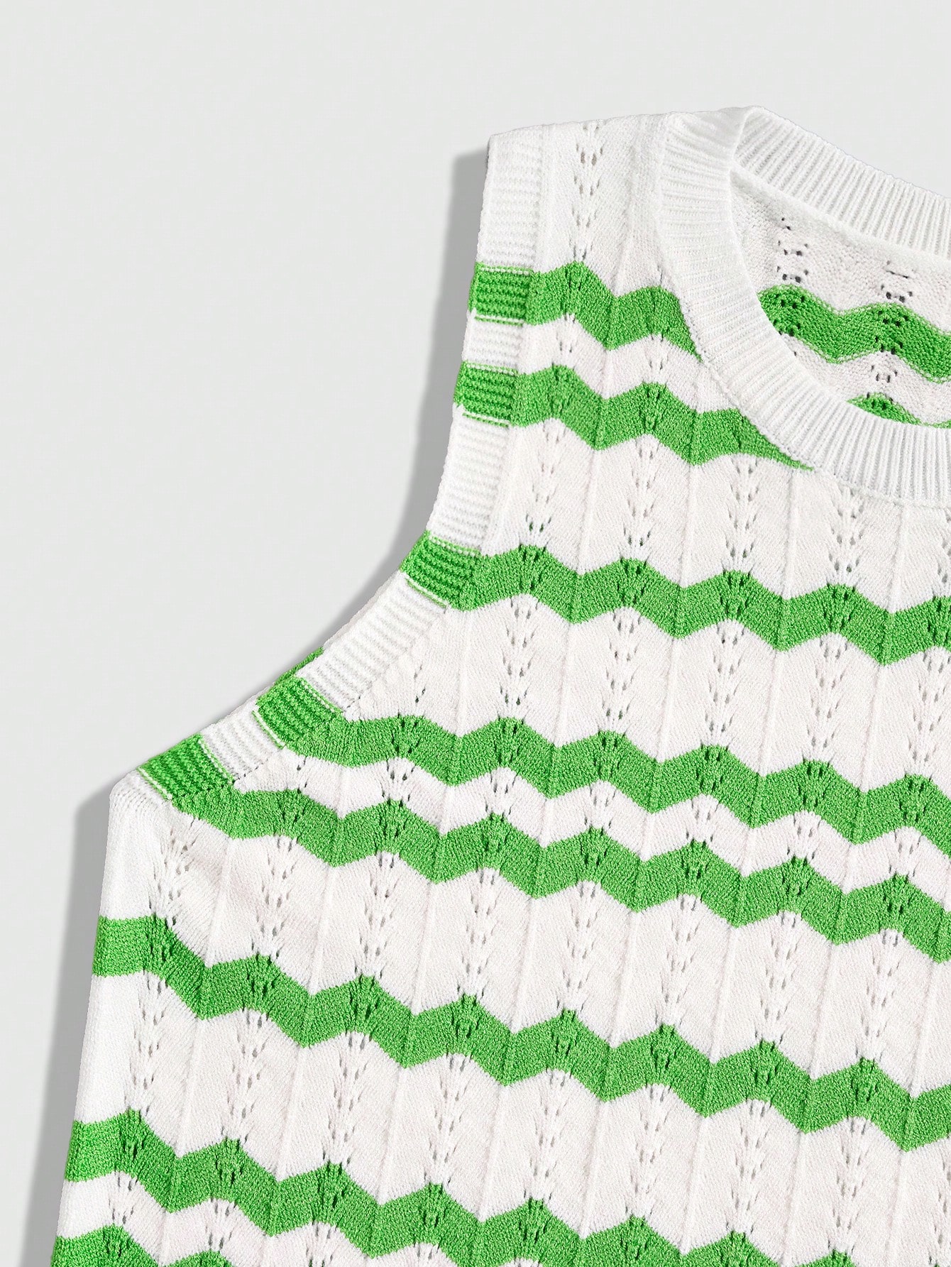 Prep Men's Summer Casual Striped Colorblock Sweater Vest