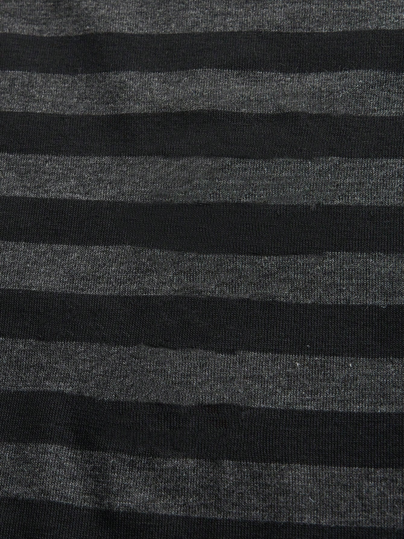 Grunge Punk Plus Size Summer Casual Striped Cropped Loose T-Shirt