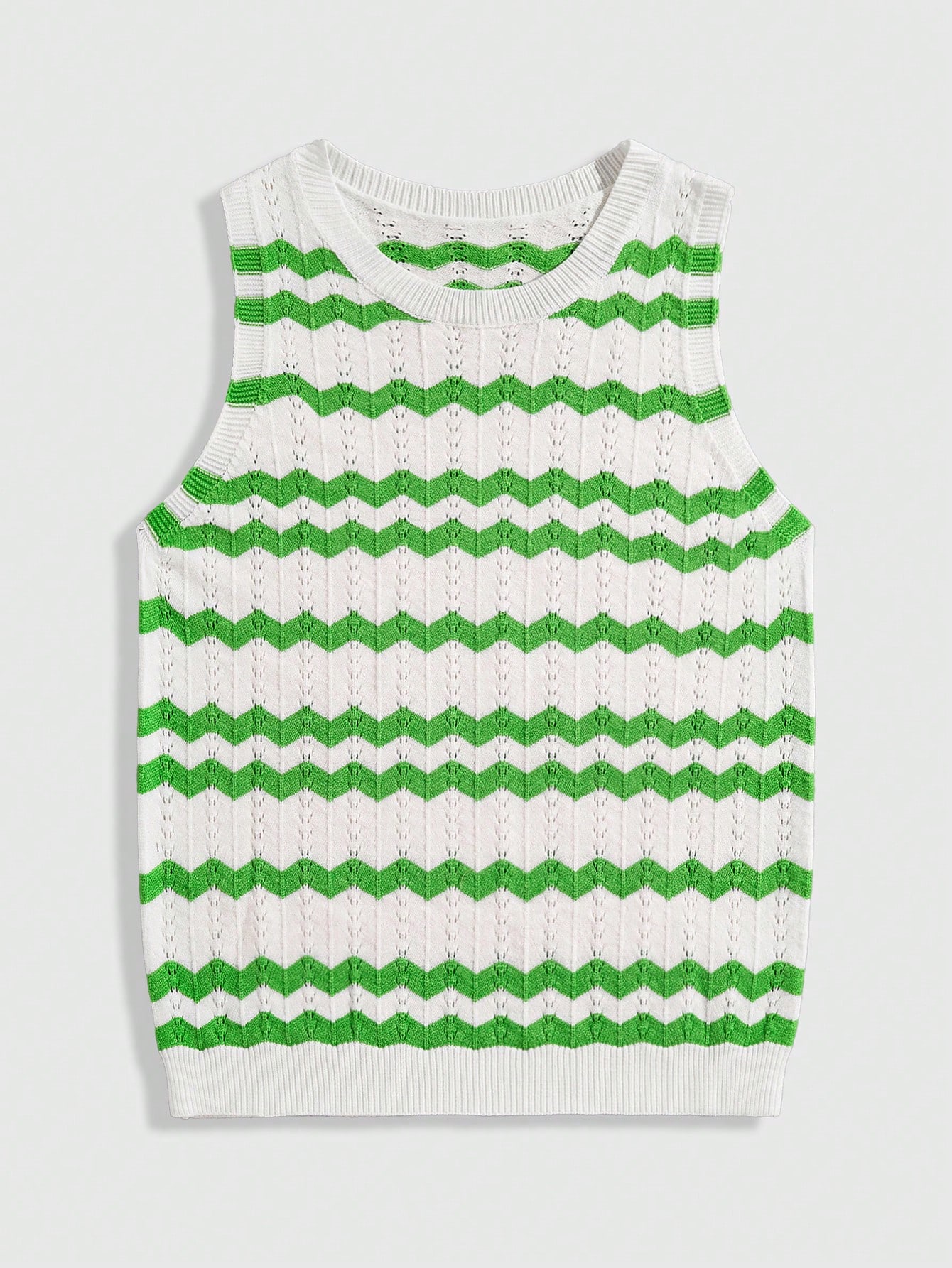 Prep Men's Summer Casual Striped Colorblock Sweater Vest