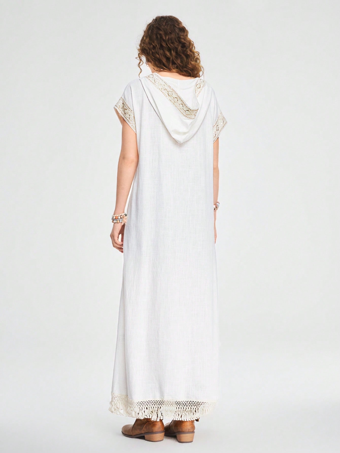 Hippie Bohemian Hippie Style Linen Sun Protection Women Top