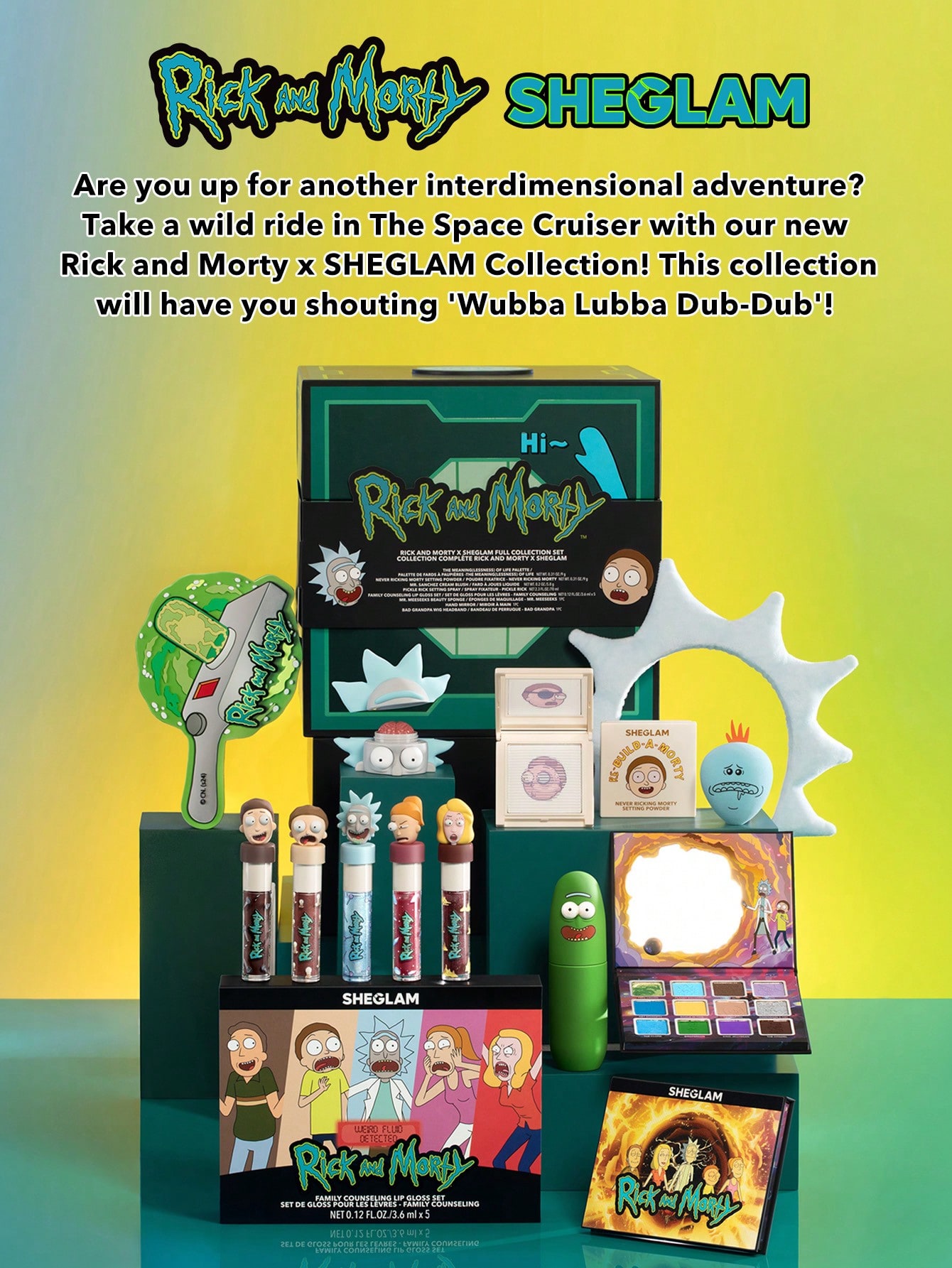 Rick and Morty X SHEGLAM The Meaning(Lessness) Of Life Palette Valentine Day Decor Love Gift Winter Y2K Makeup Party Beach Travel Holiday Deals Camping Outdoors Present Rose Fashion Girl New Year Cosmetic Cosplay Best Trip Festivals Color Fancy Campus School Charm Vibe