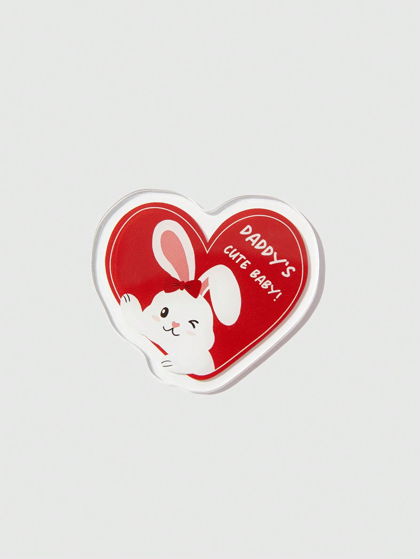 Kawaii 1pc Heart Shaped Rabbit Fridge Magnet