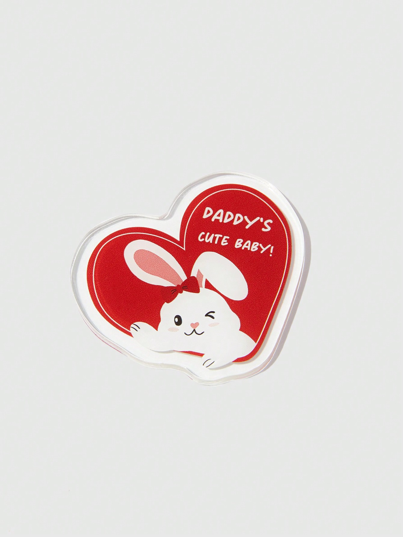 Kawaii 1pc Heart Shaped Rabbit Fridge Magnet