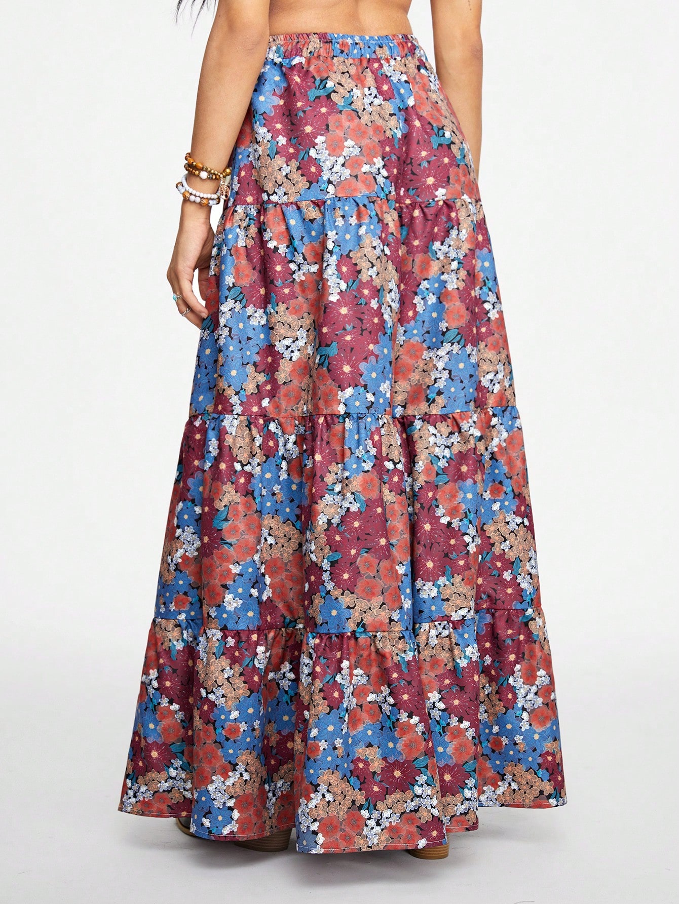 FattoColore Women's Hippie Loose Printed Wide Leg Pants