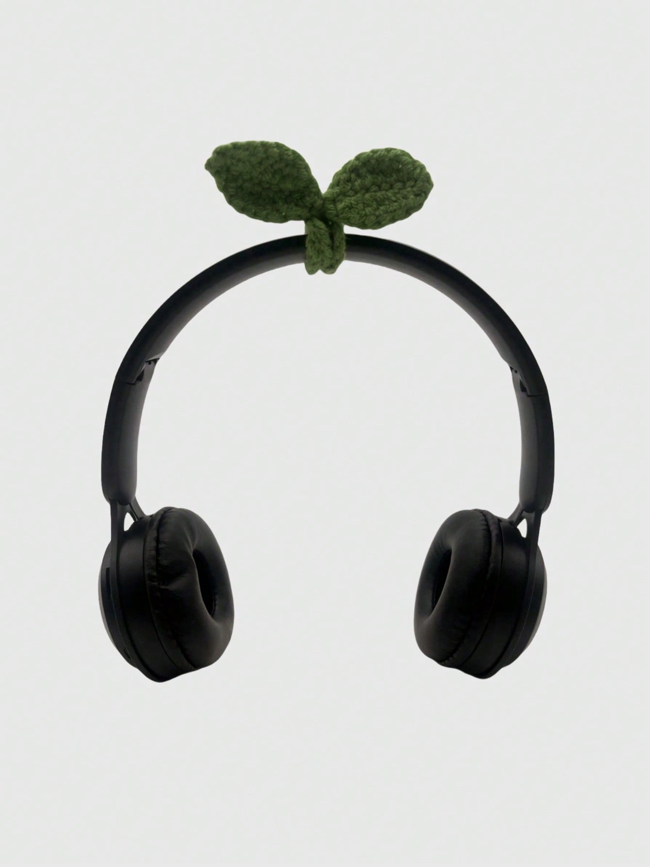 Fairycore 1pc Leaf Shaped Forest-Style Handmade Crochet Hairband Decoration