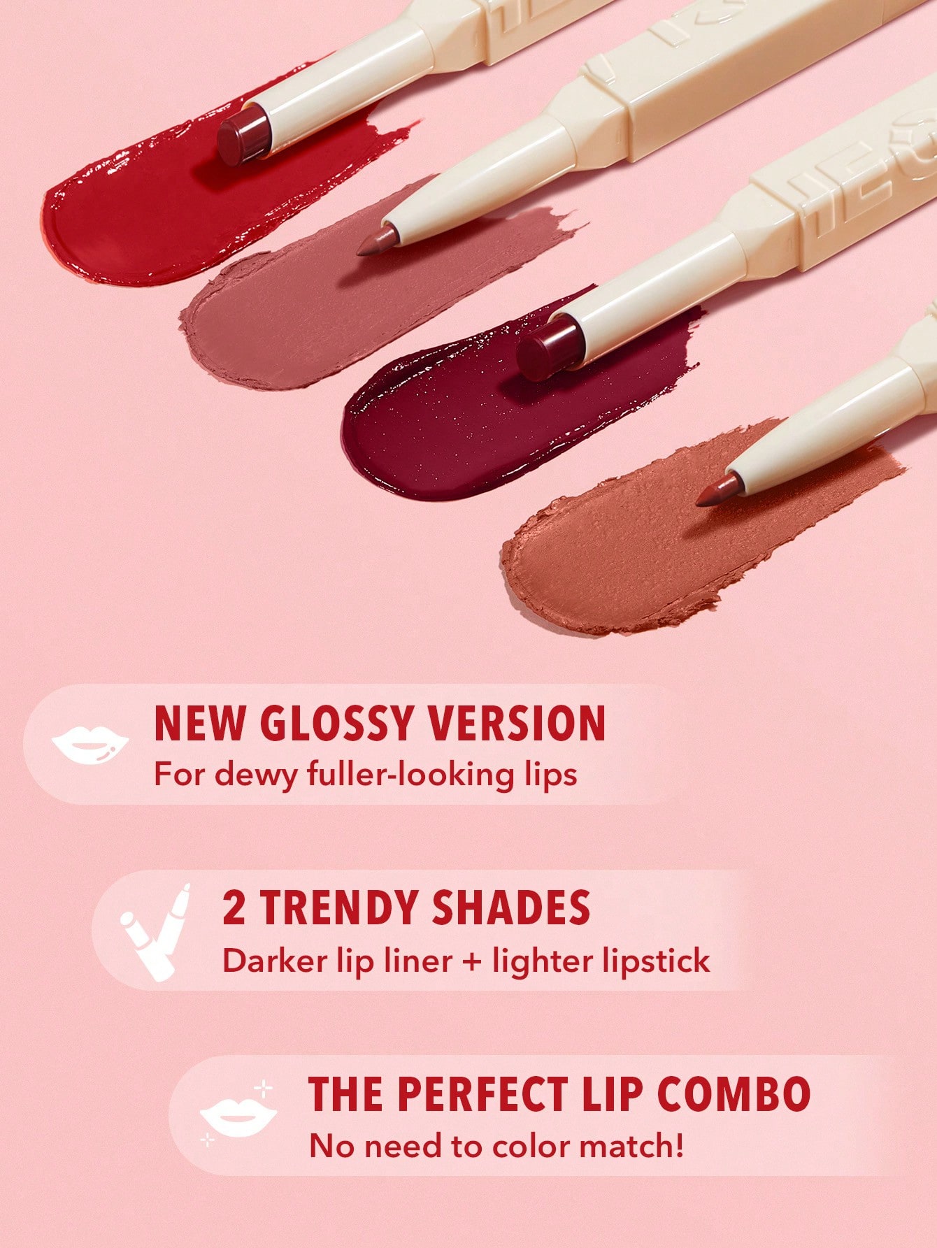 Glam 101 Sheer Tinted Lipstick & Liner Duo-Blueberry Jam Valentine Day Decor Love Gift Winter Y2K Makeup Party Beach Travel Holiday Camping Outdoors Present Rose Fashion Girl New Year Cosmetic Cosplay Best Trip Festivals Color Fancy Campus School Charm Vibe